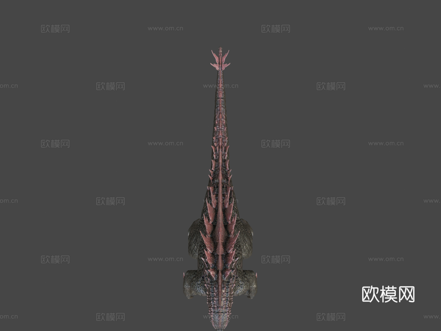 进化版哥斯拉3d模型