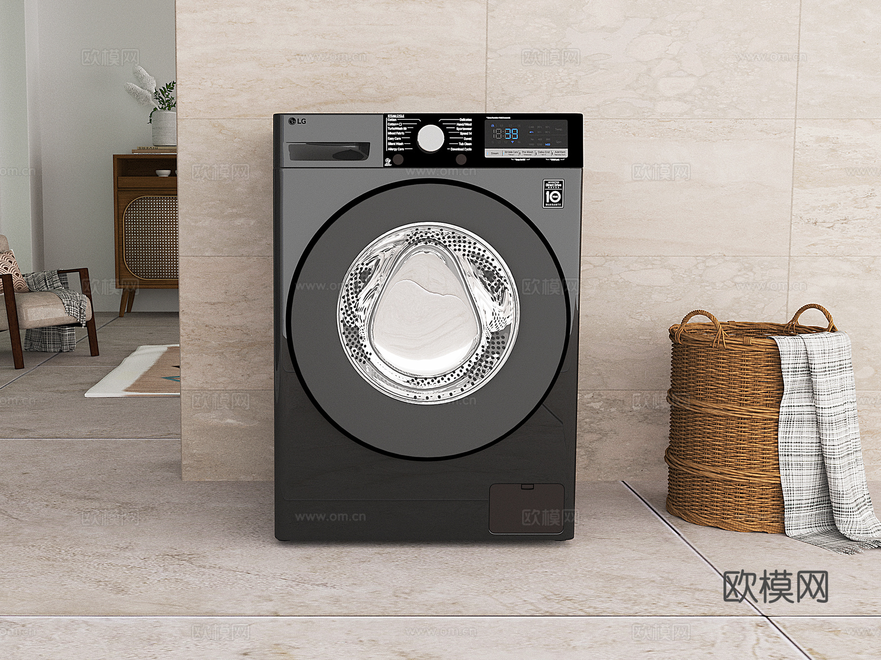 洗衣机3d模型下载