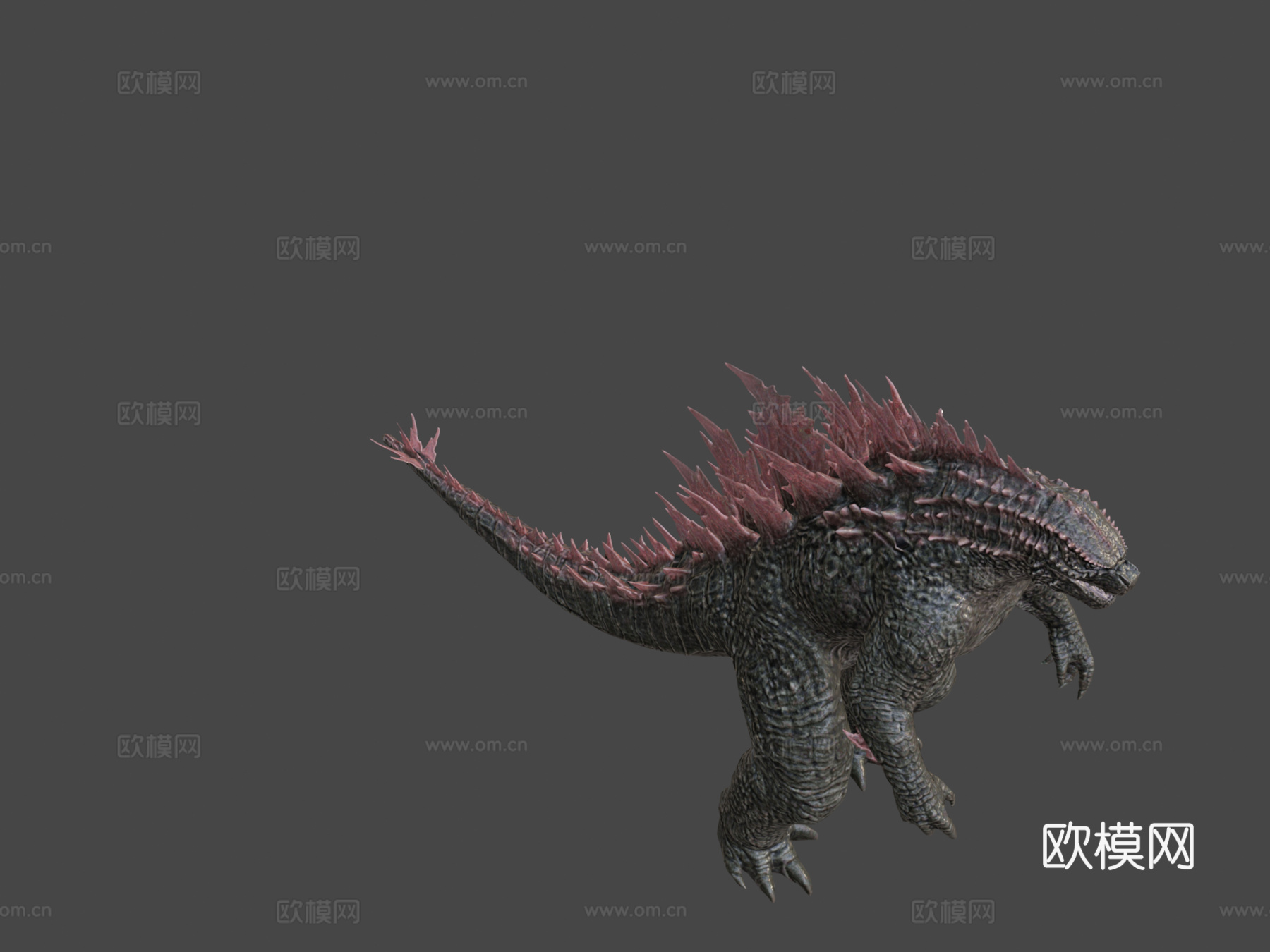 进化版哥斯拉3d模型