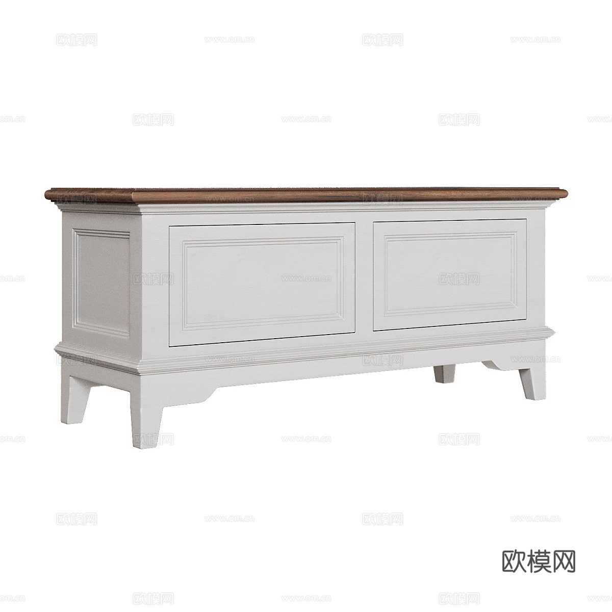 长凳抽屉柜3d模型