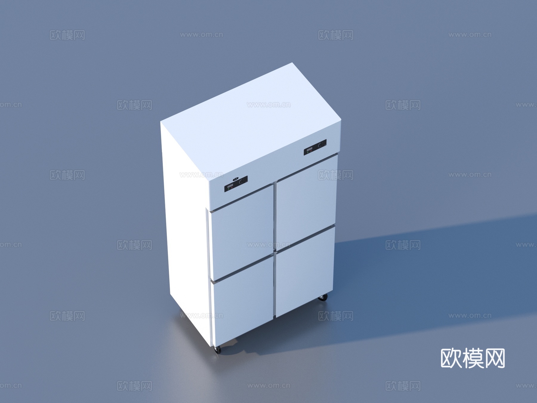 冰箱 厨具 小品su模型