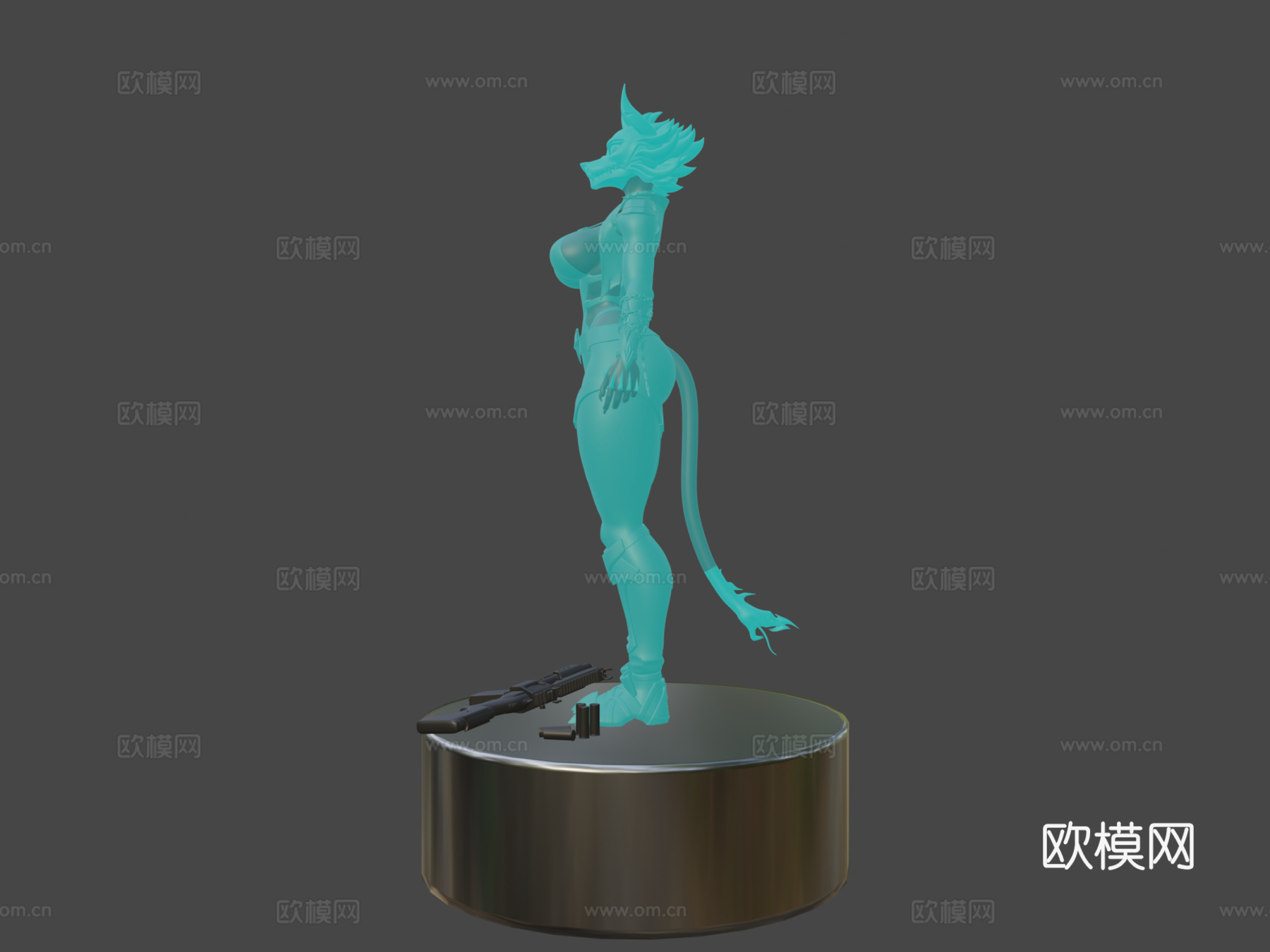 堡垒之夜地狱犬女孩3d模型