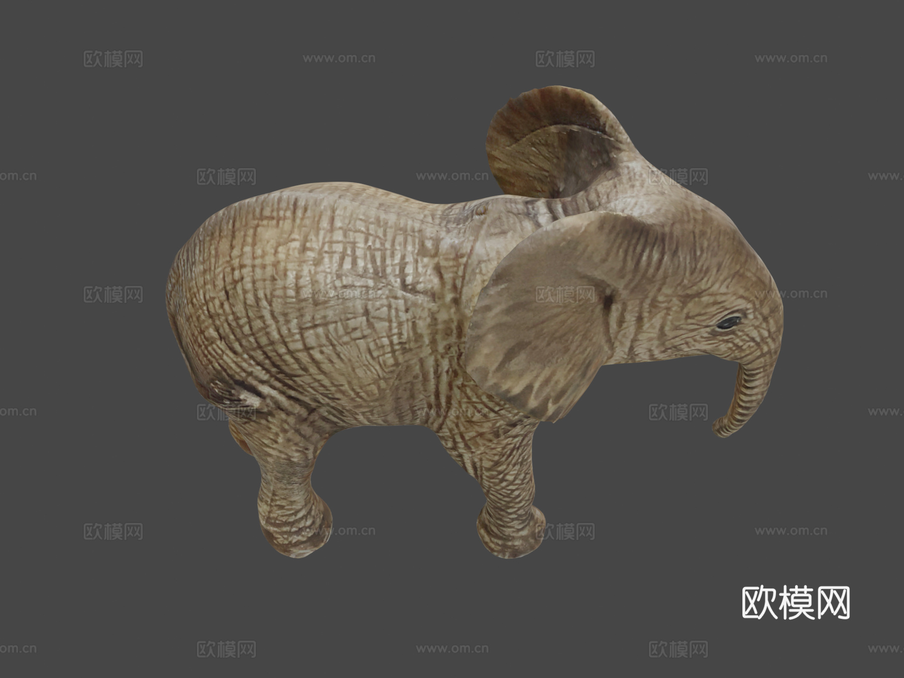 我们的大象吉祥物3d模型