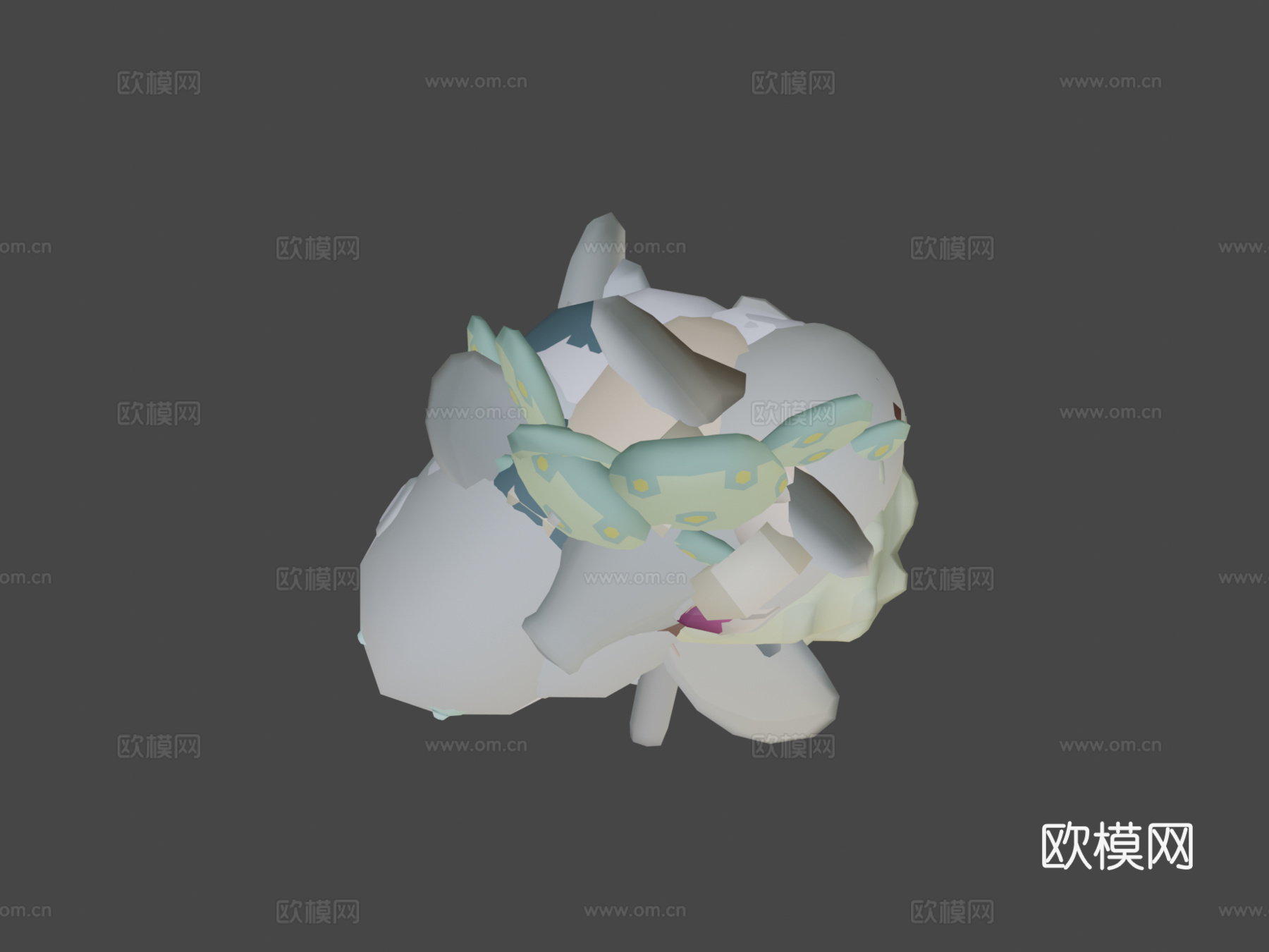 古怪系列-动物大包第二卷3d模型