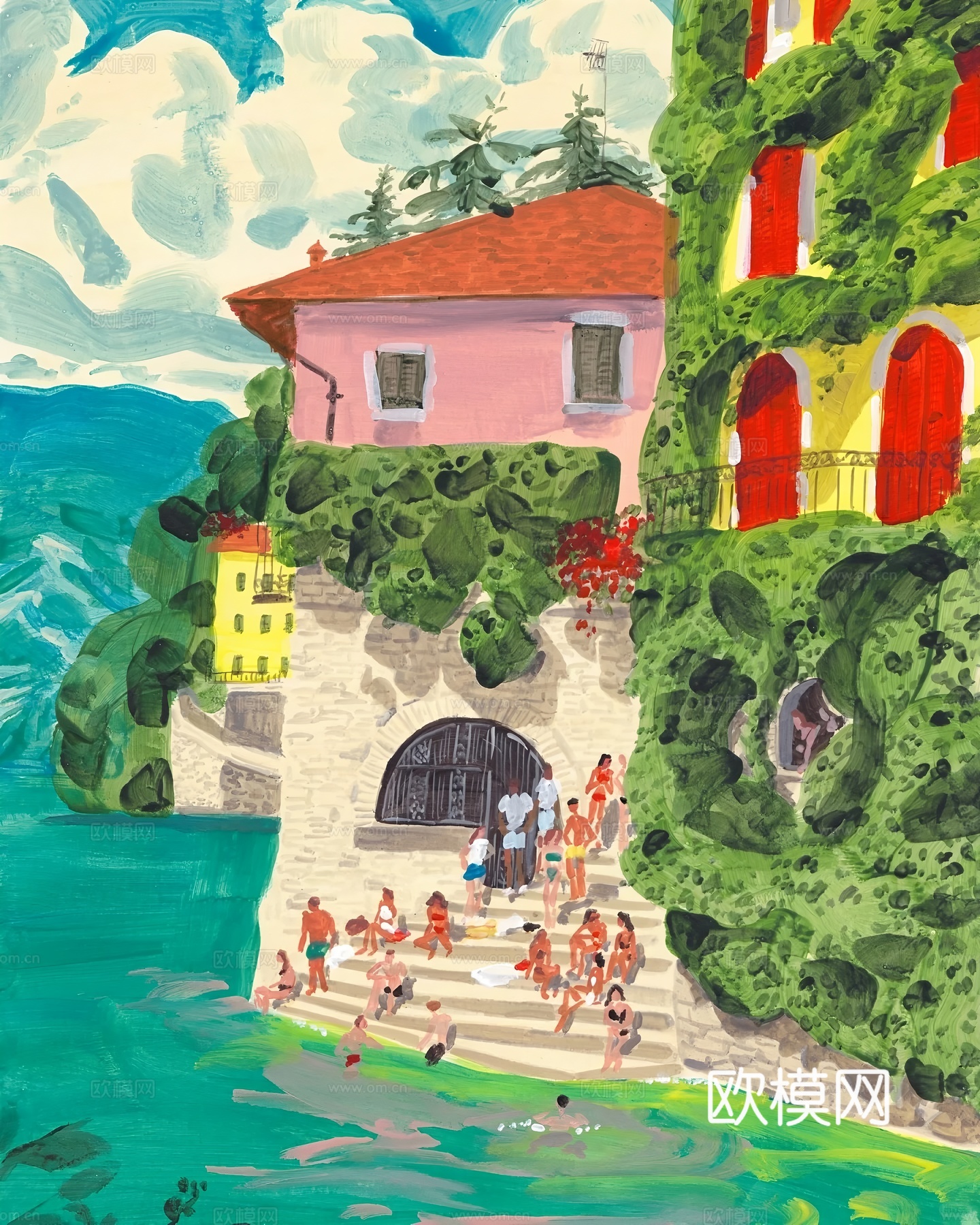 艺术风景画芯