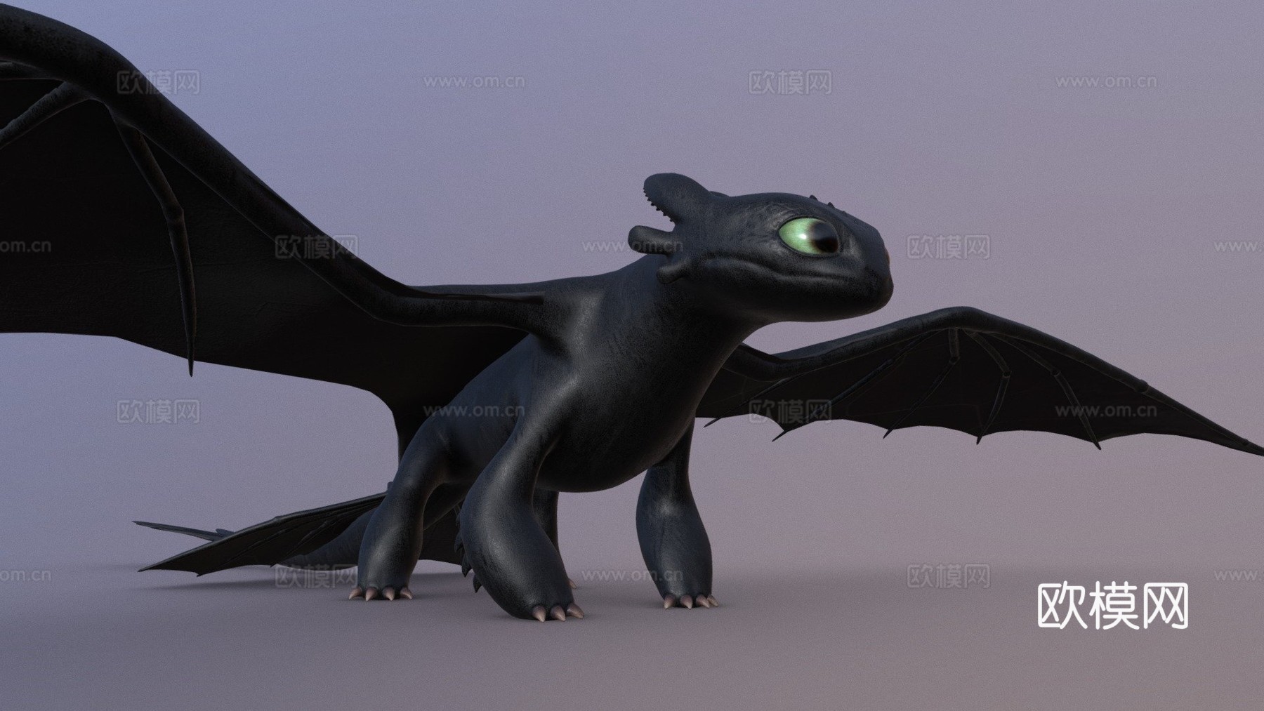 无牙仔-驯龙高手3d模型