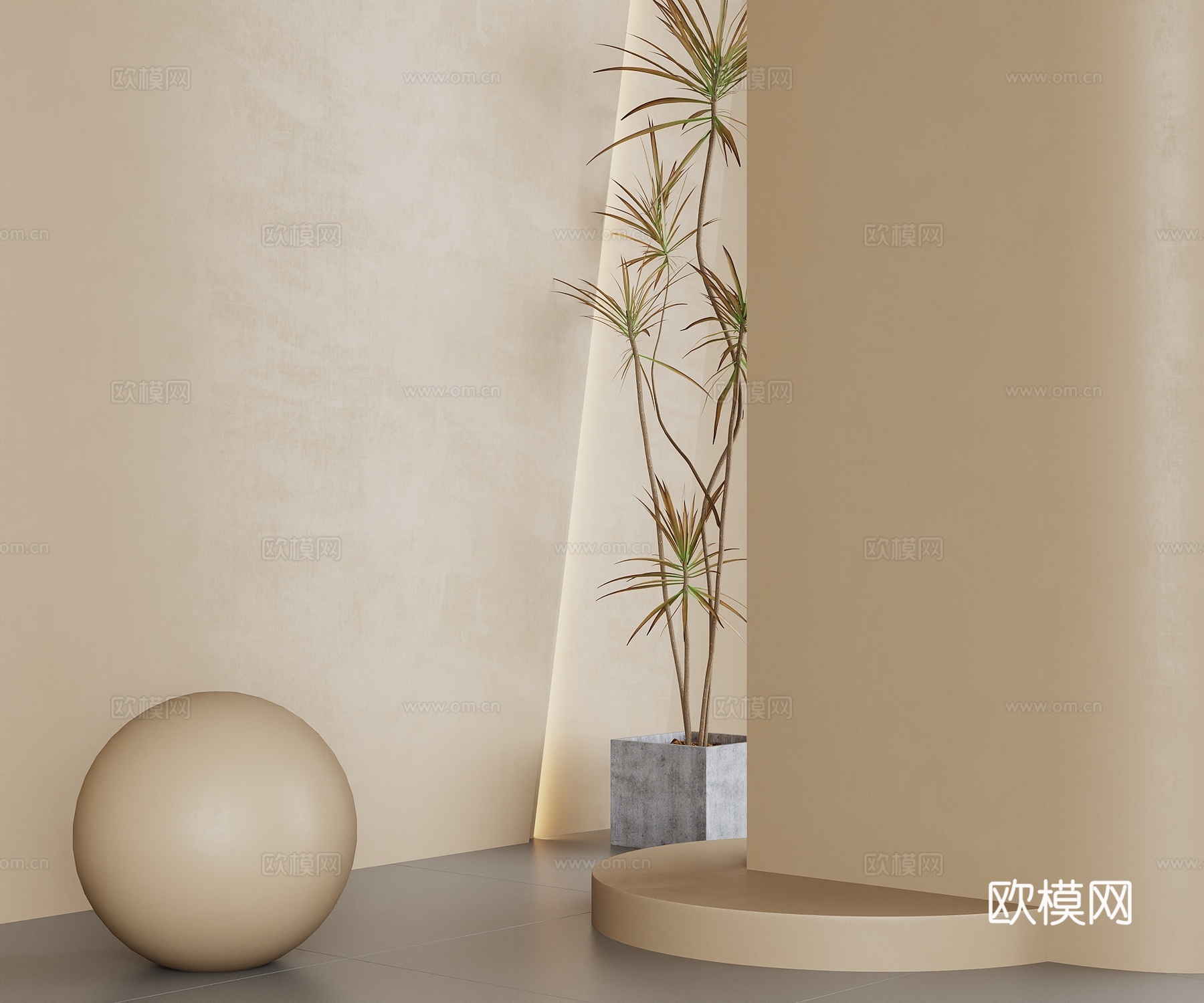 艺术漆 水泥漆 肌理漆3d模型