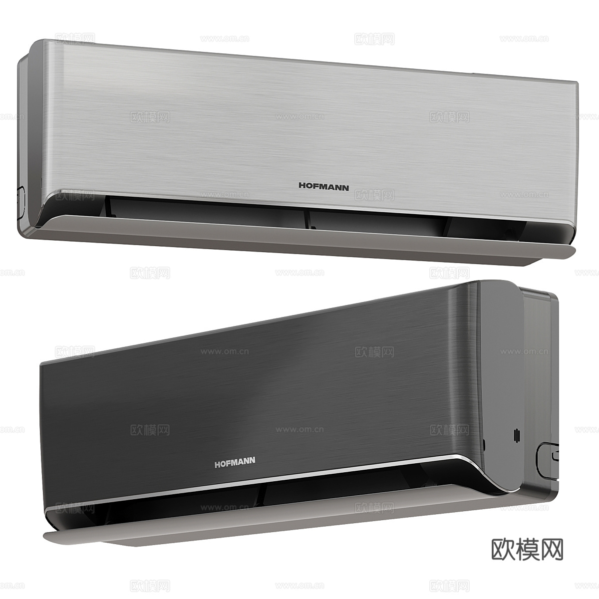 现代壁挂式空调3d模型