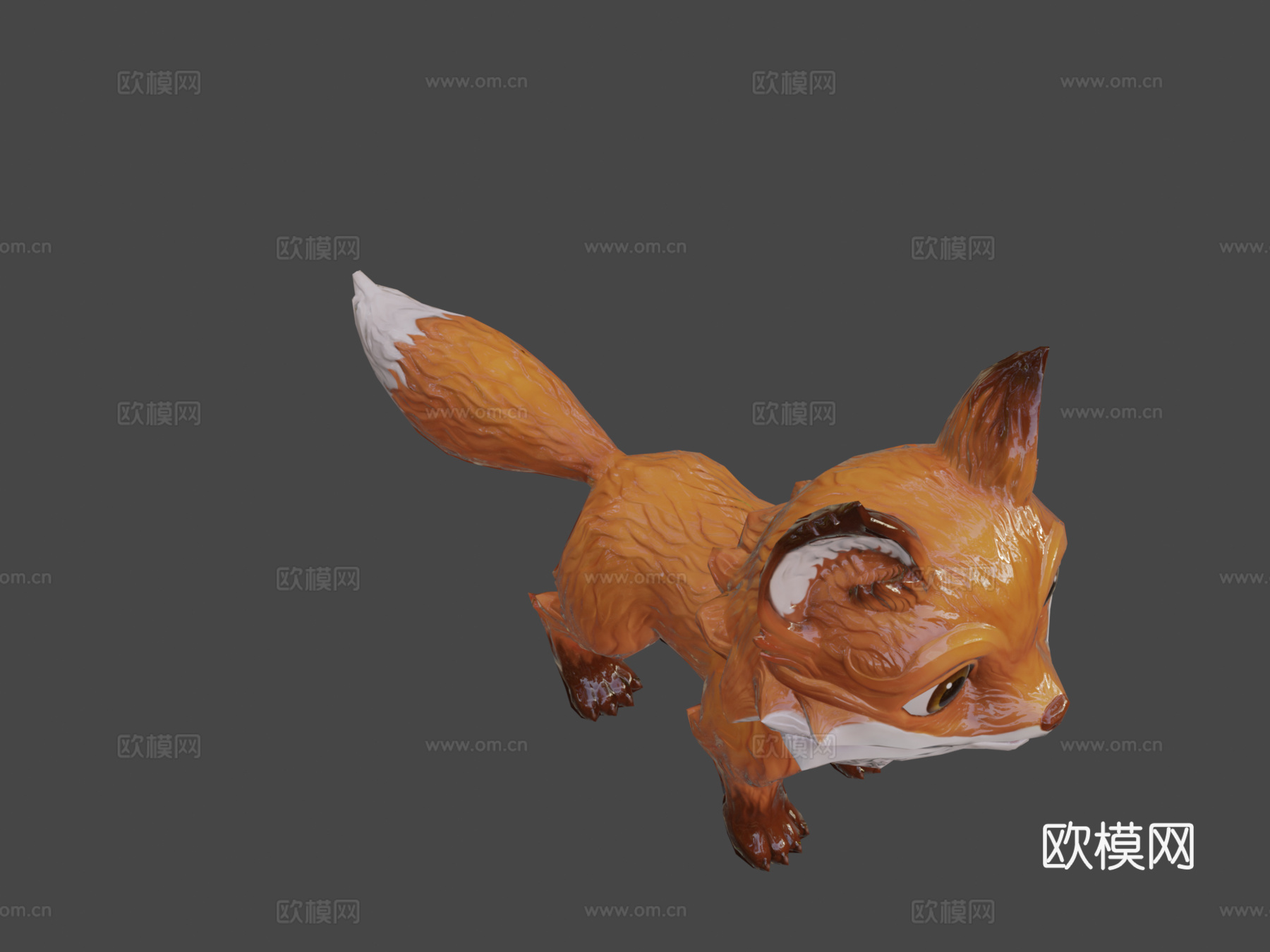 狐狸3d模型