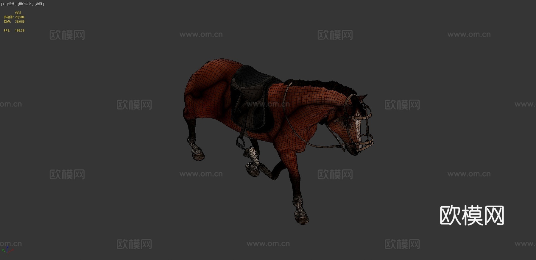 马3d模型
