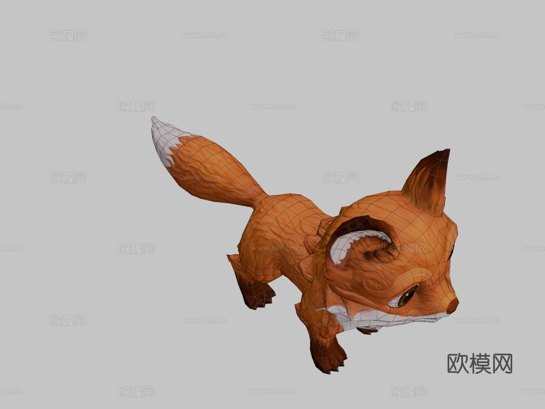 狐狸3d模型