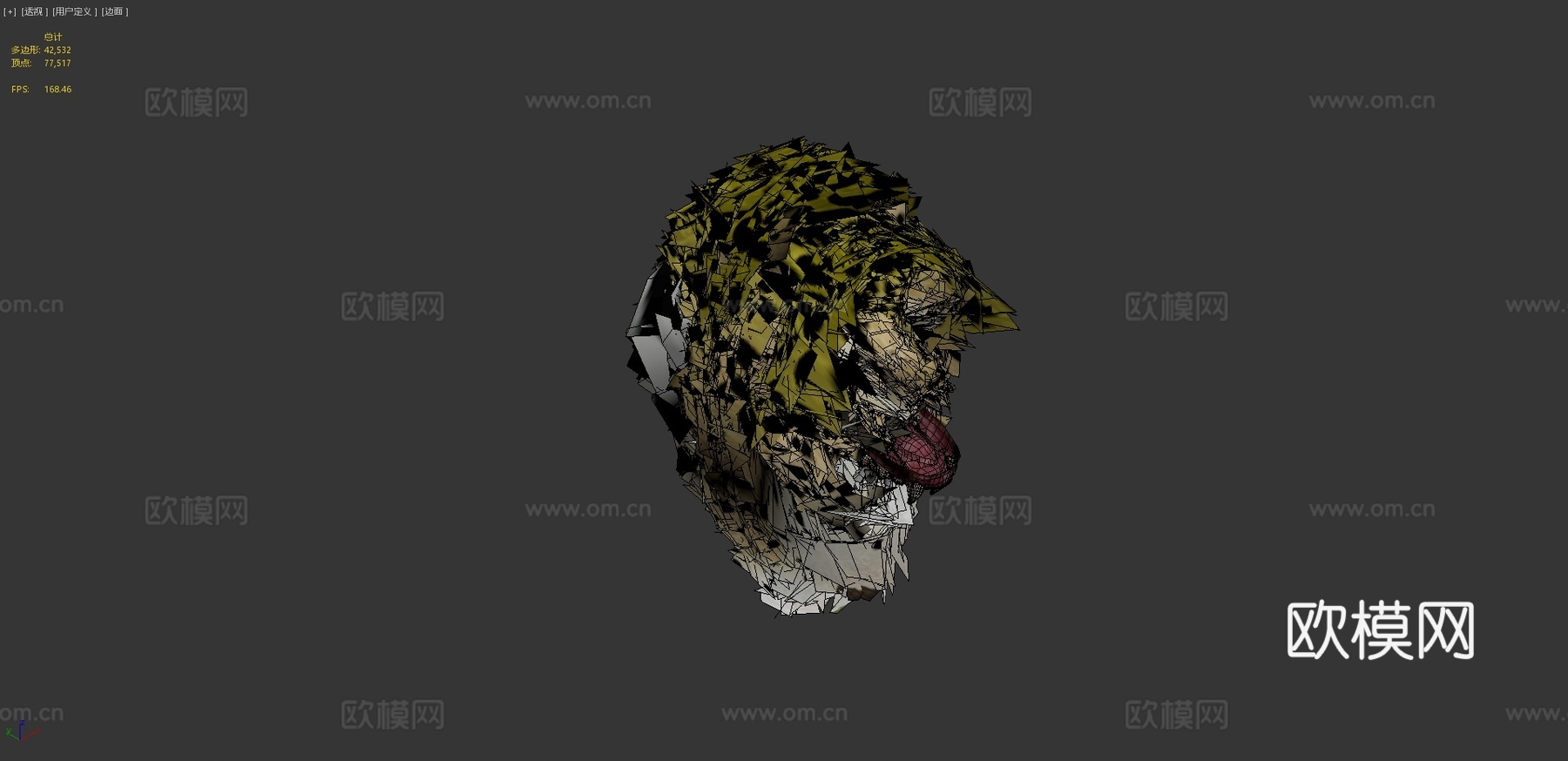 猎豹3d模型