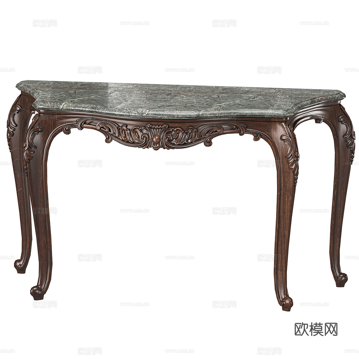 法式轻奢端景台 玄关桌3d模型
