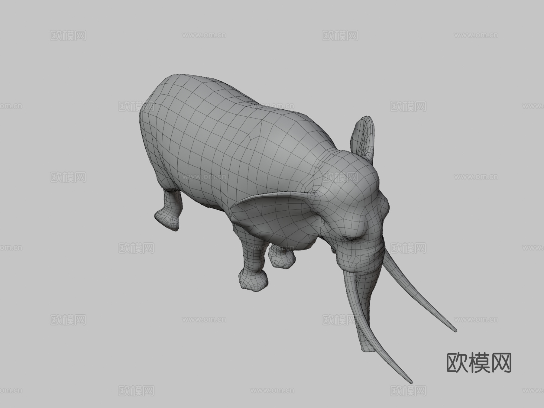 大象动画3d模型