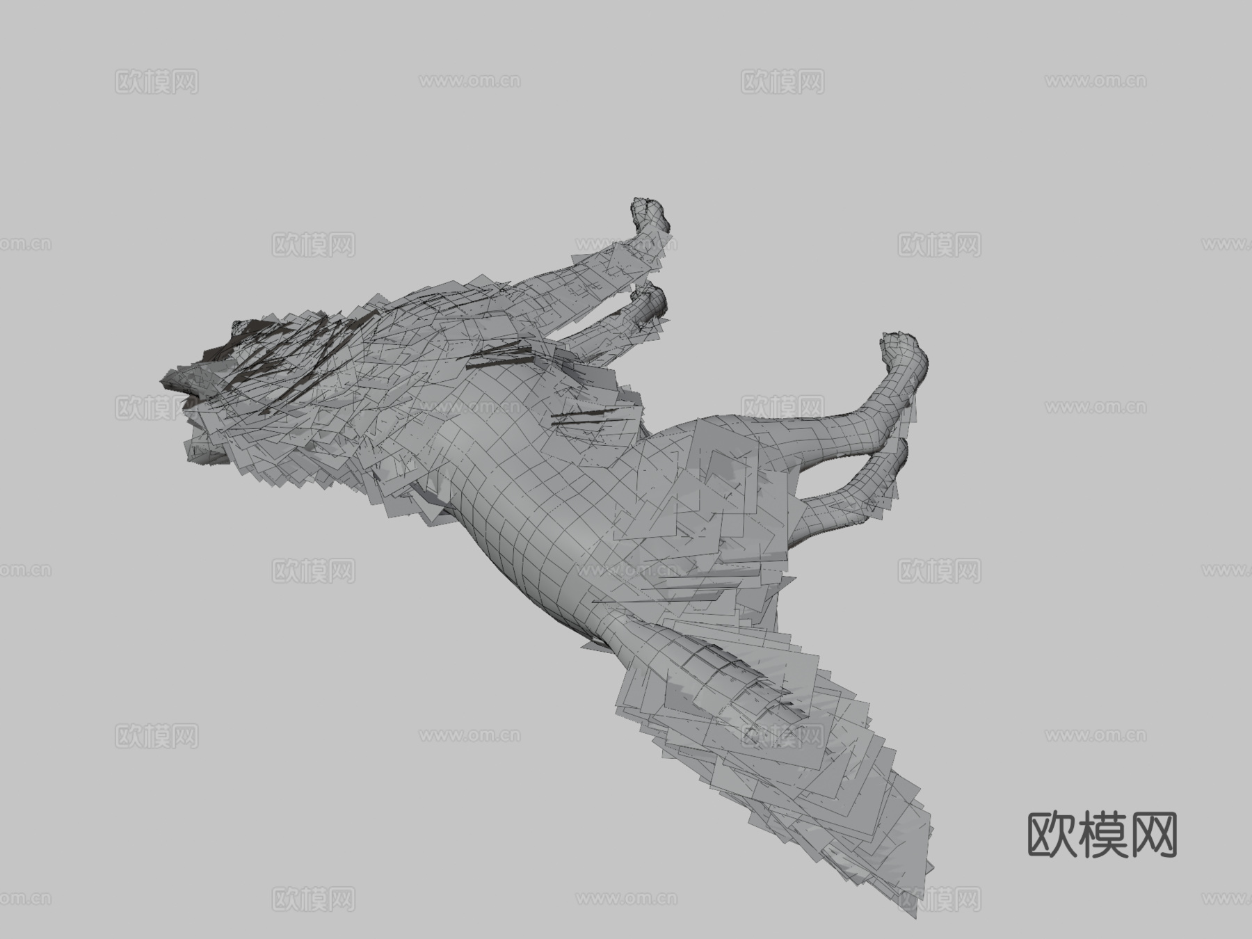 使命召唤-幽灵之狼[+幼崽]3d模型