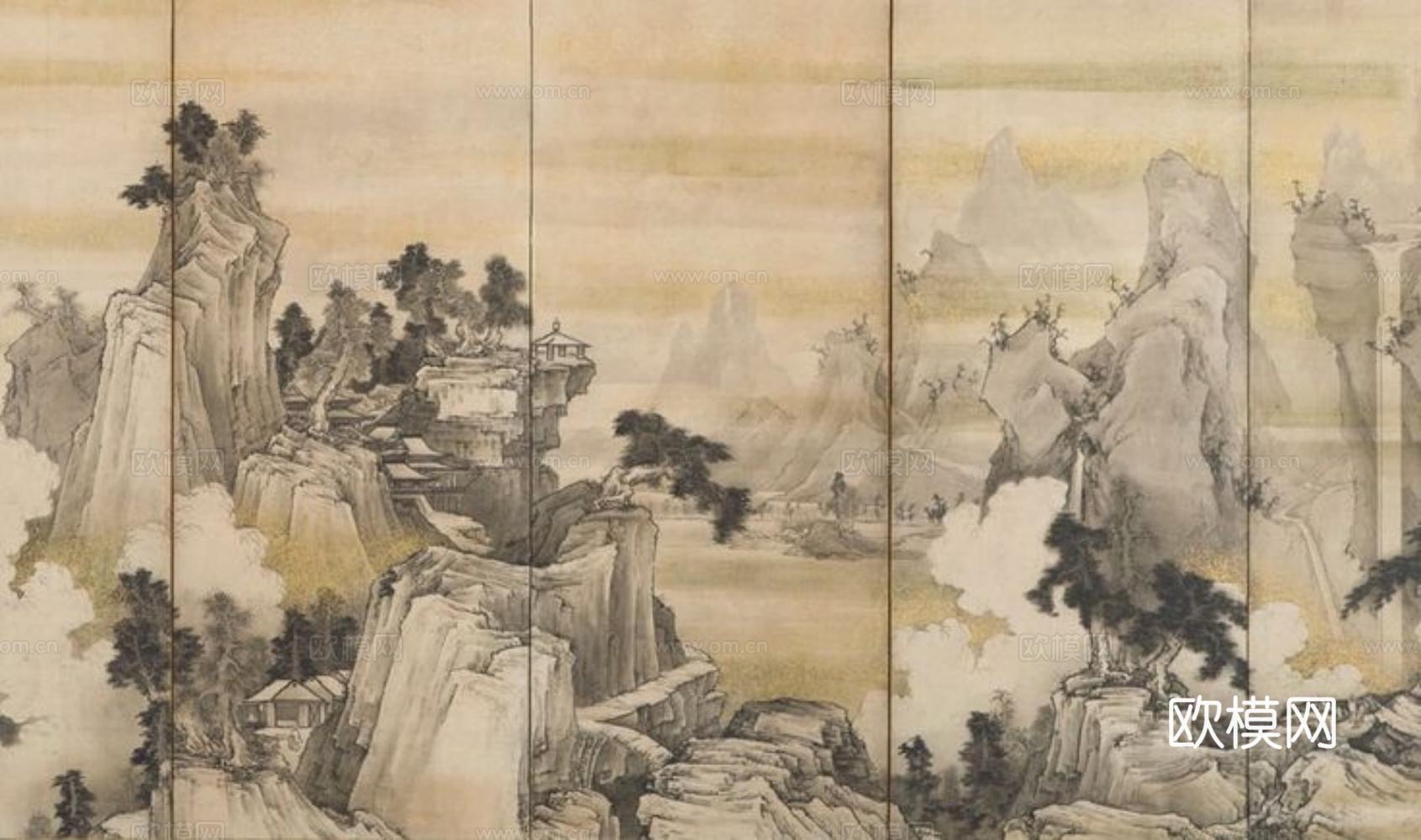 新中式壁纸  禅意壁纸
