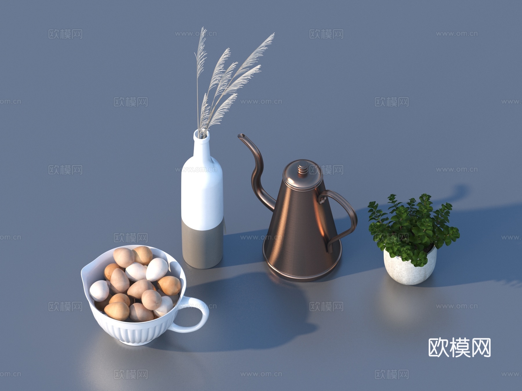 鸡蛋 生活用品 工艺摆件 艺术品3d模型