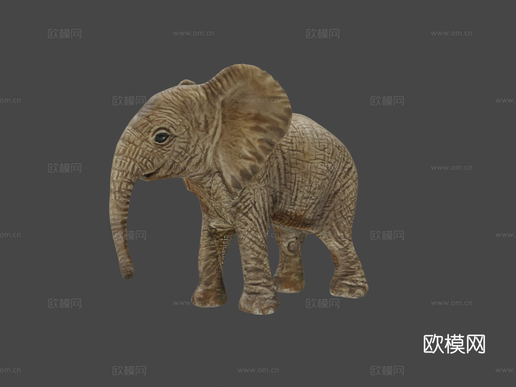 我们的大象吉祥物3d模型