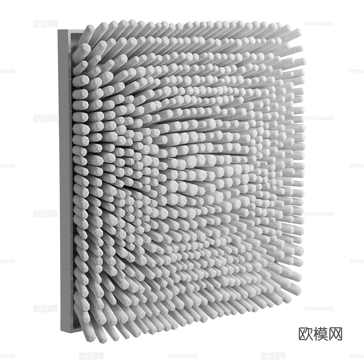 现代意式极简艺术挂件3d模型