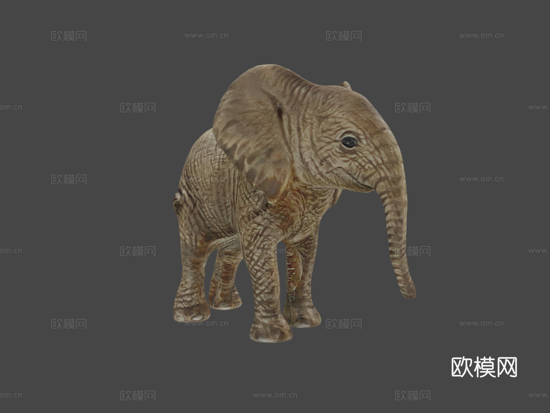 我们的大象吉祥物3d模型