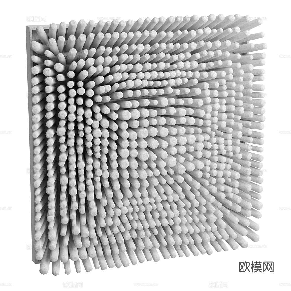 现代意式极简艺术挂件3d模型