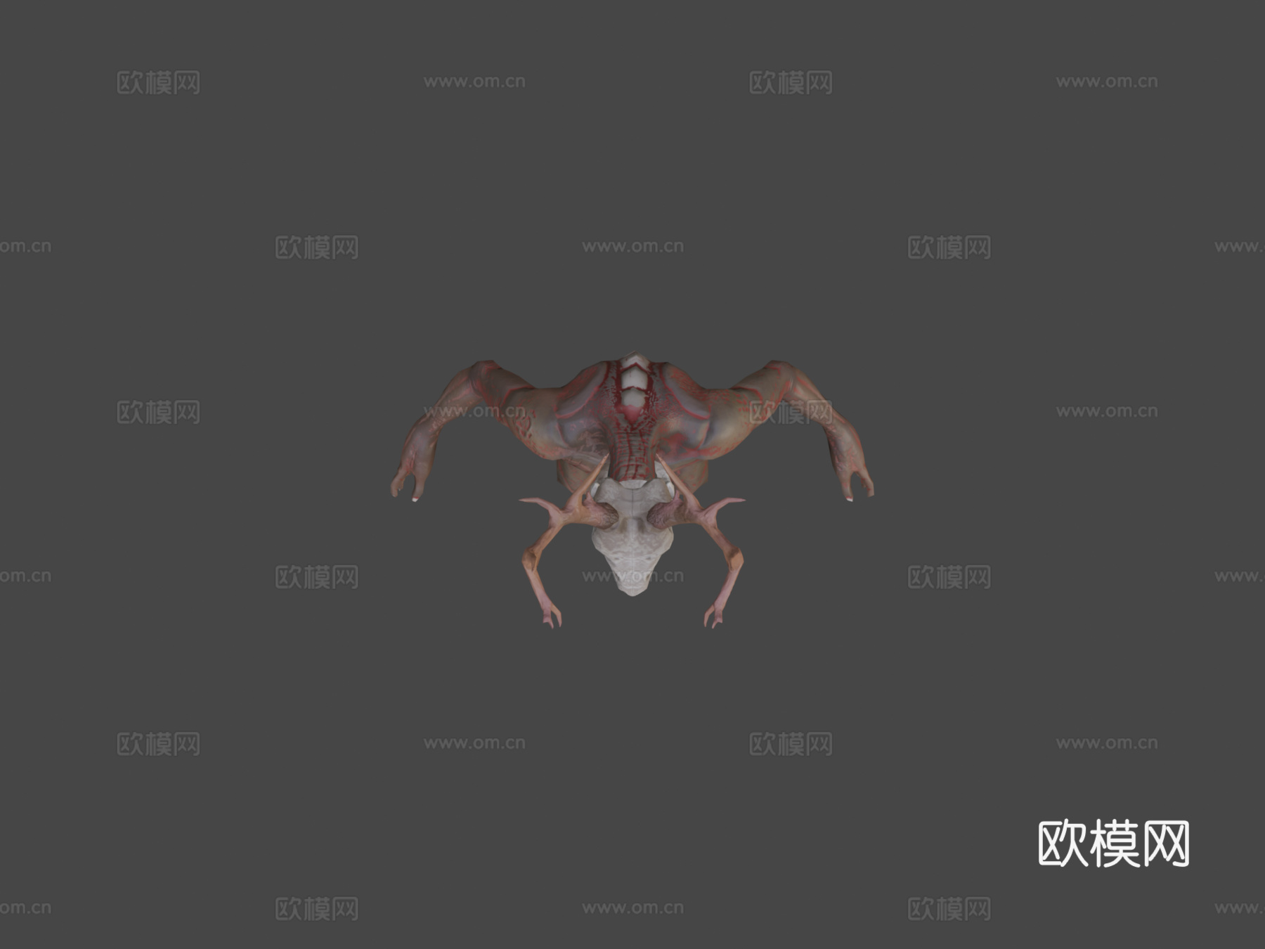 温迪戈3d模型