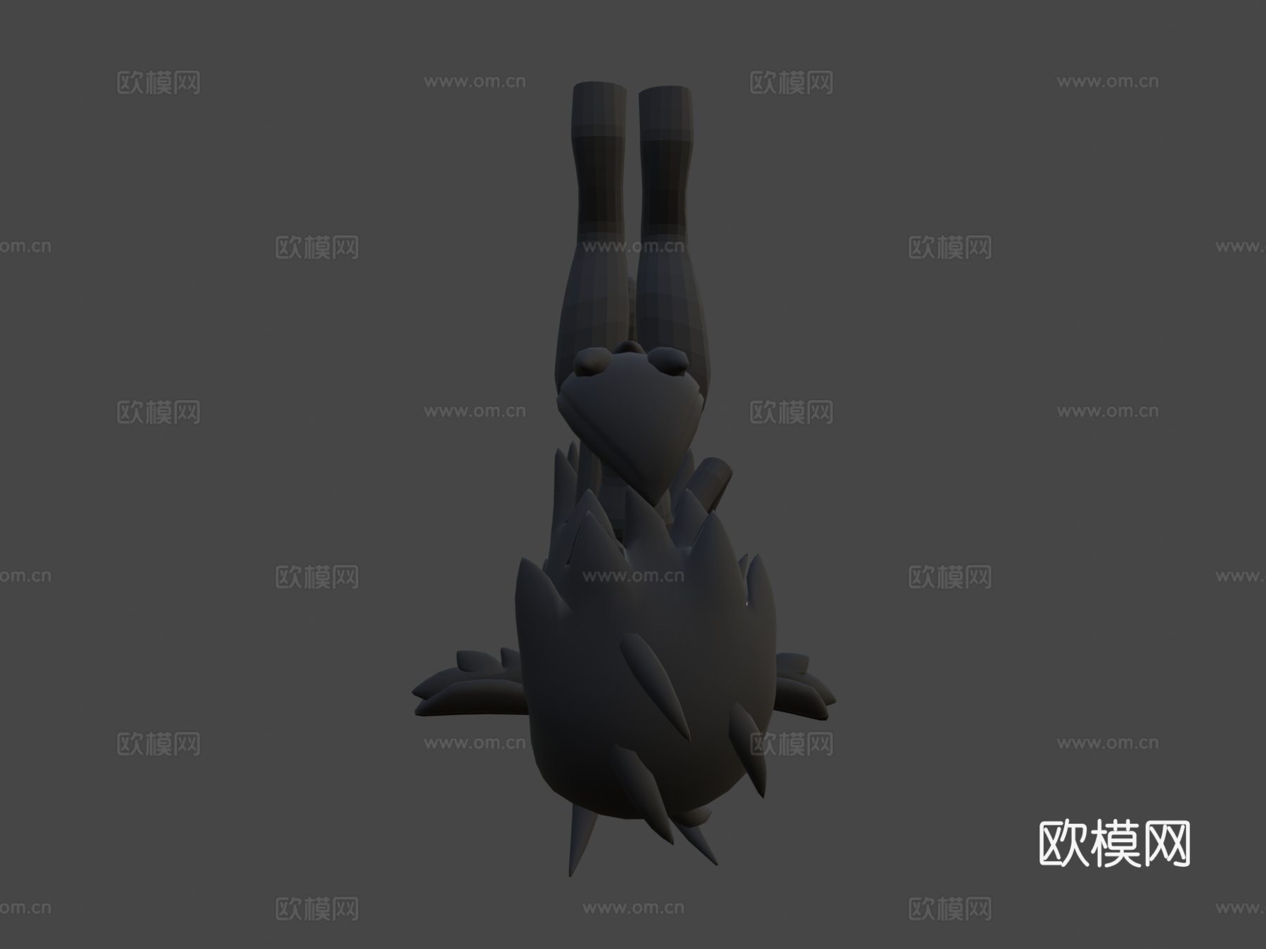 鹿女委托作品3d模型