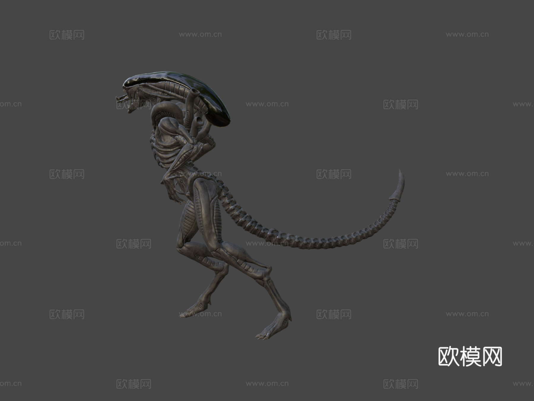 外星人模型3d模型