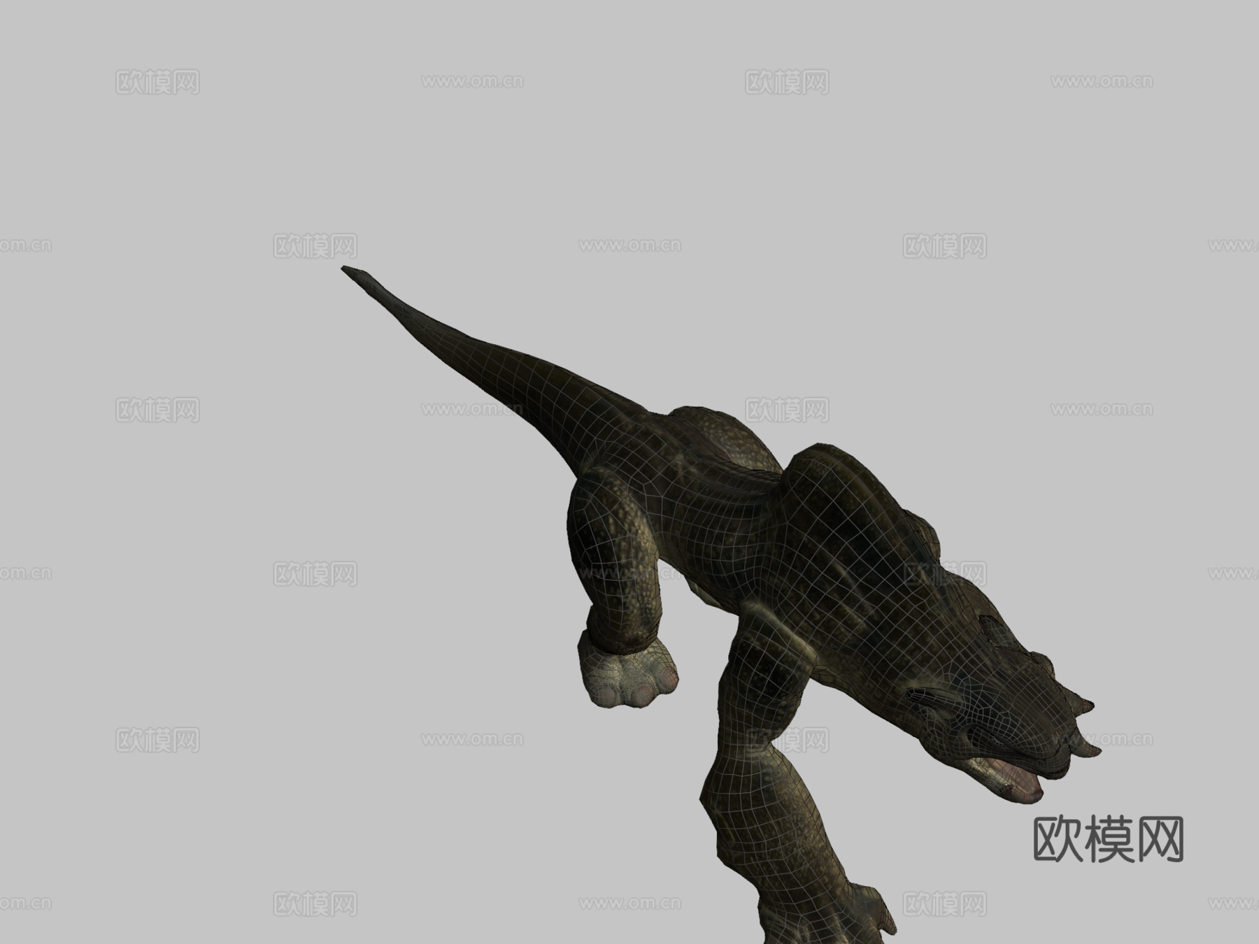 四足掠食者3d模型