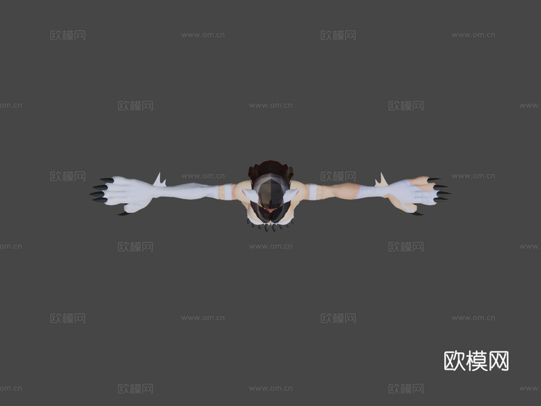 菲莉西娅3d模型下载(渲染图6)