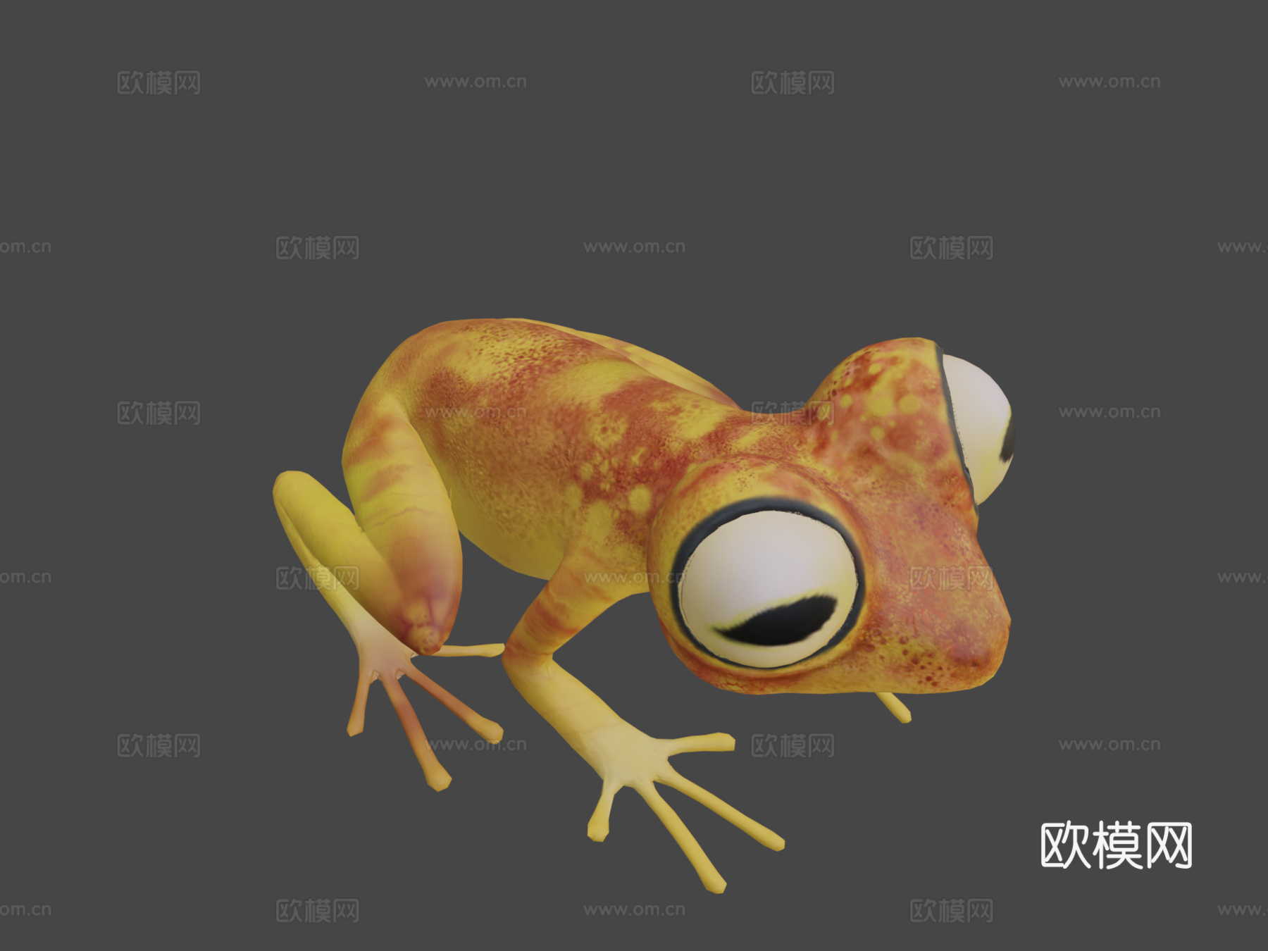 青蛙3d模型
