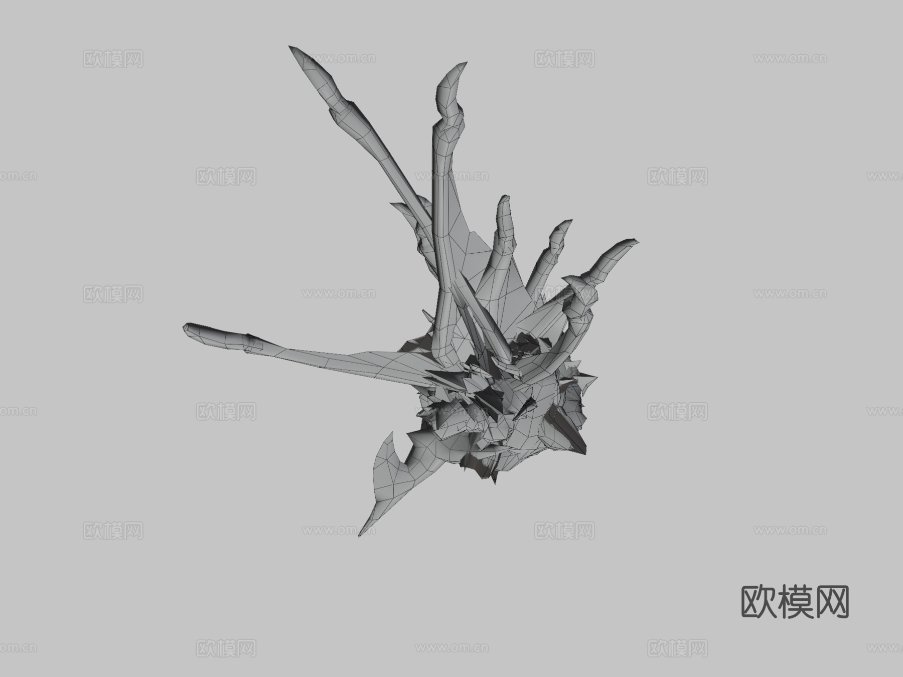 双足飞龙动画(青雉)_13d模型