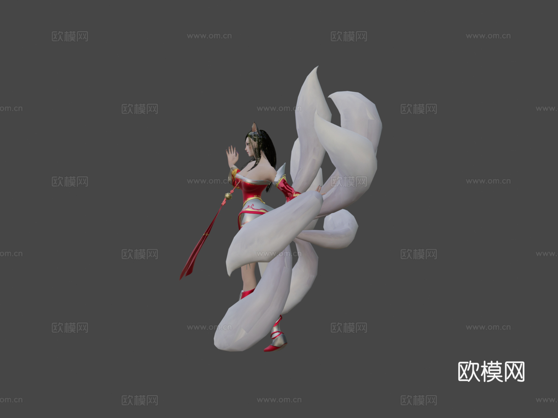 九尾狐阿狸3d模型