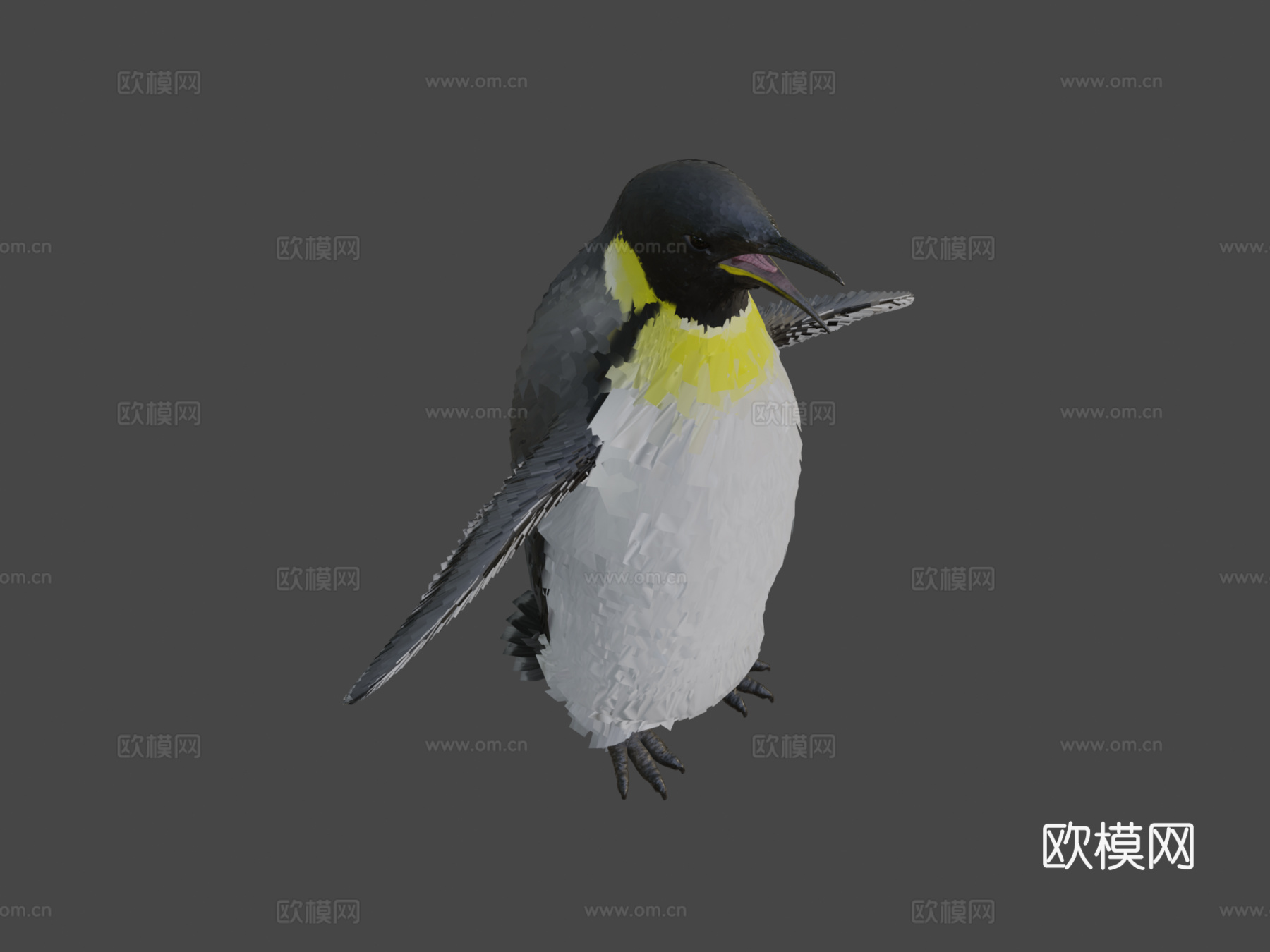 帝企鹅3d模型