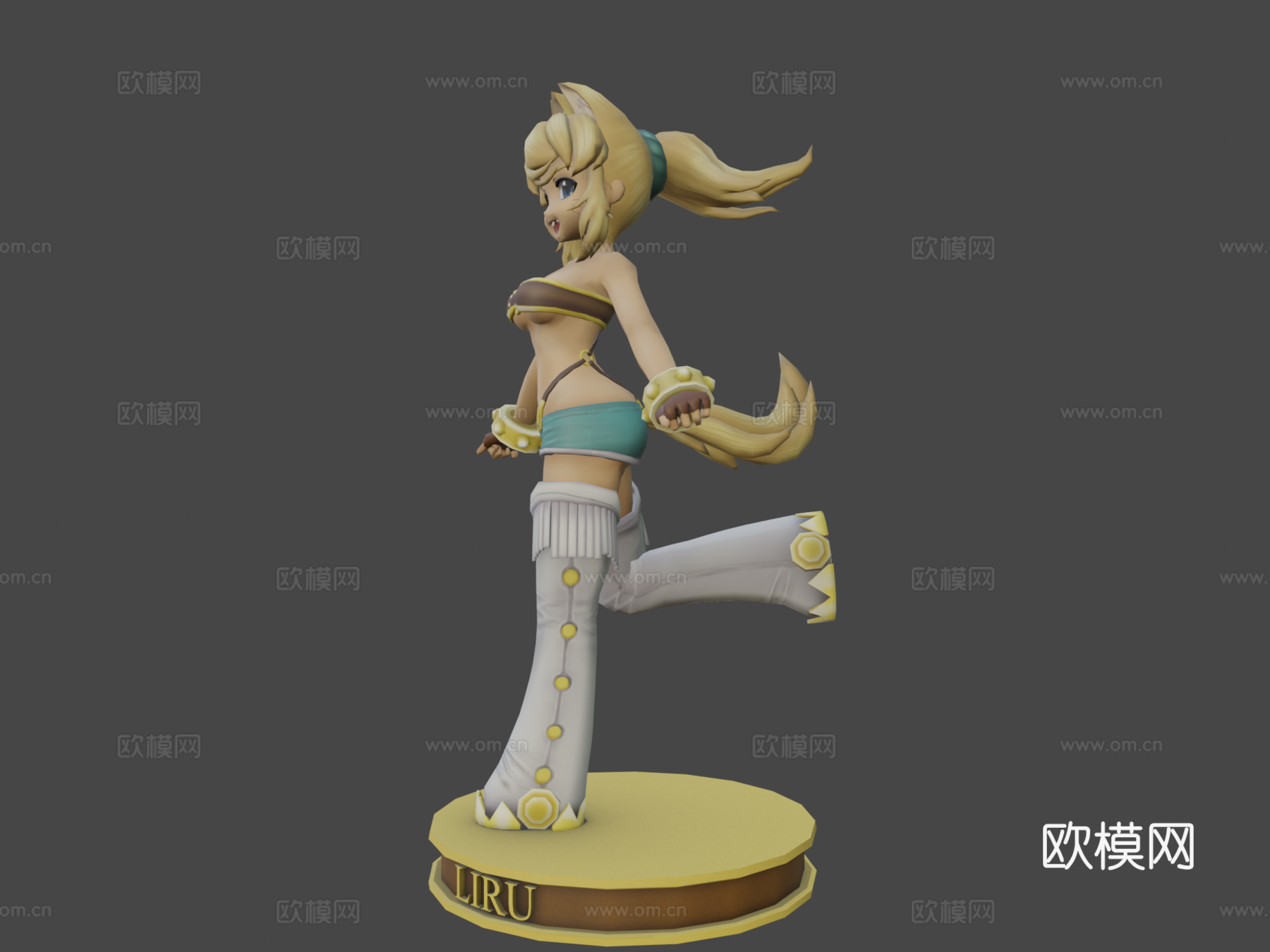 狼女莉露3d模型