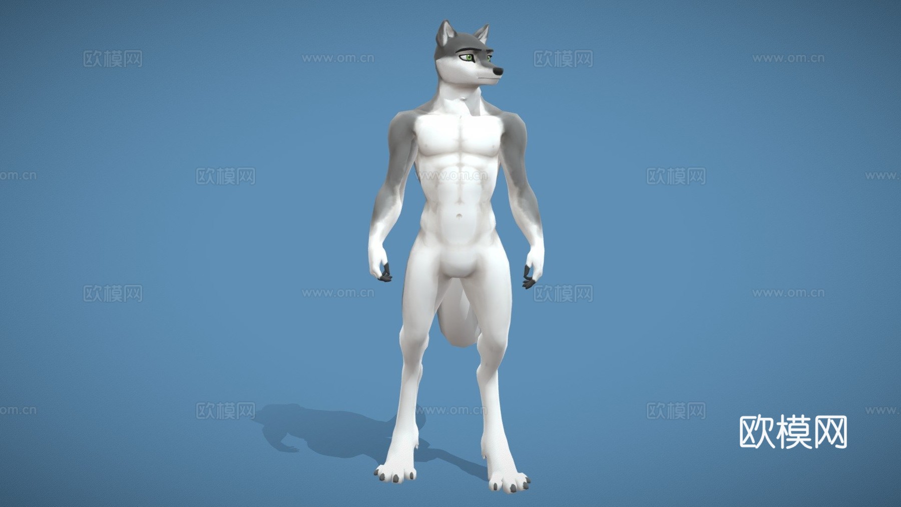 特里斯狼3d模型