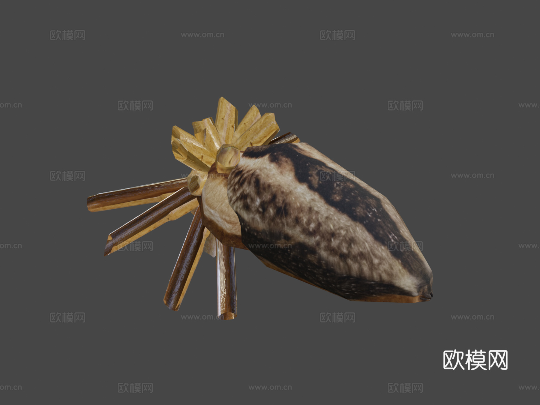 狼蛛(绑定)-3d模型