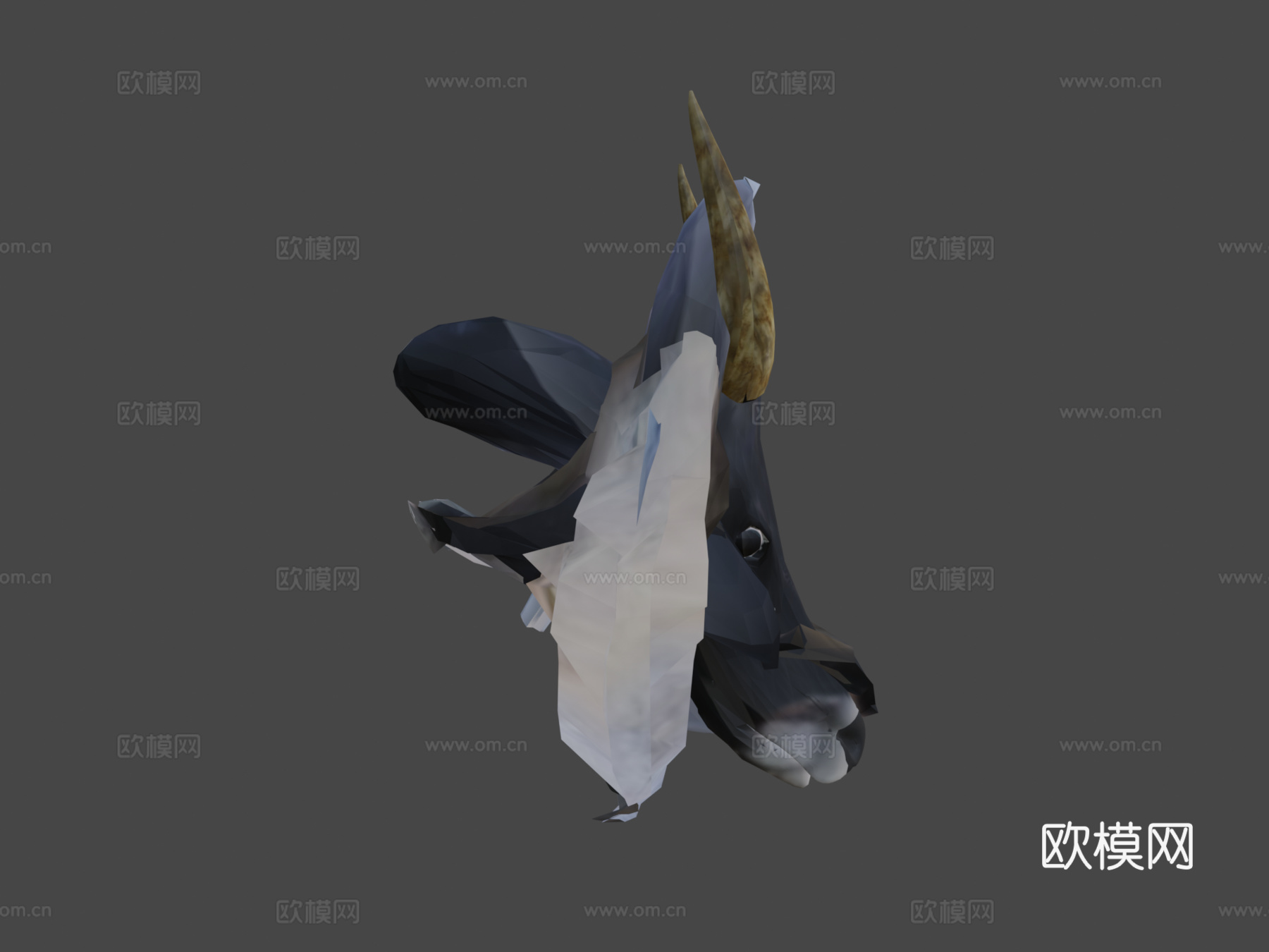 公牛3d模型