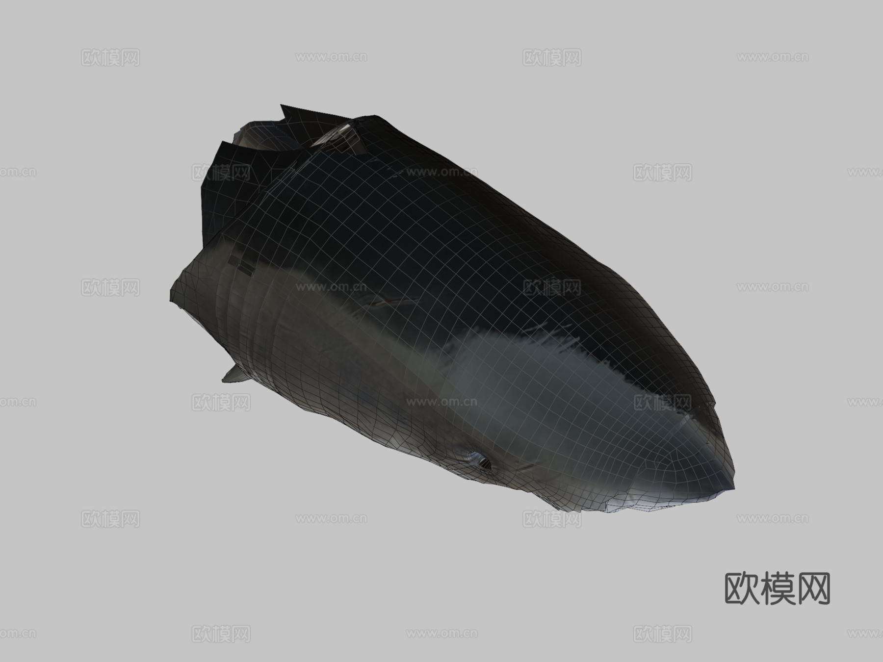 巨齿鲨3d模型