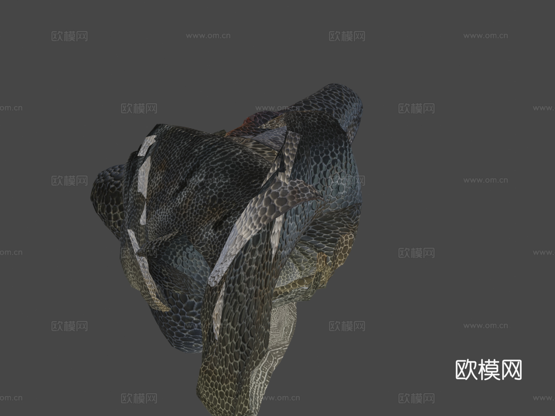古巨蜥3d模型