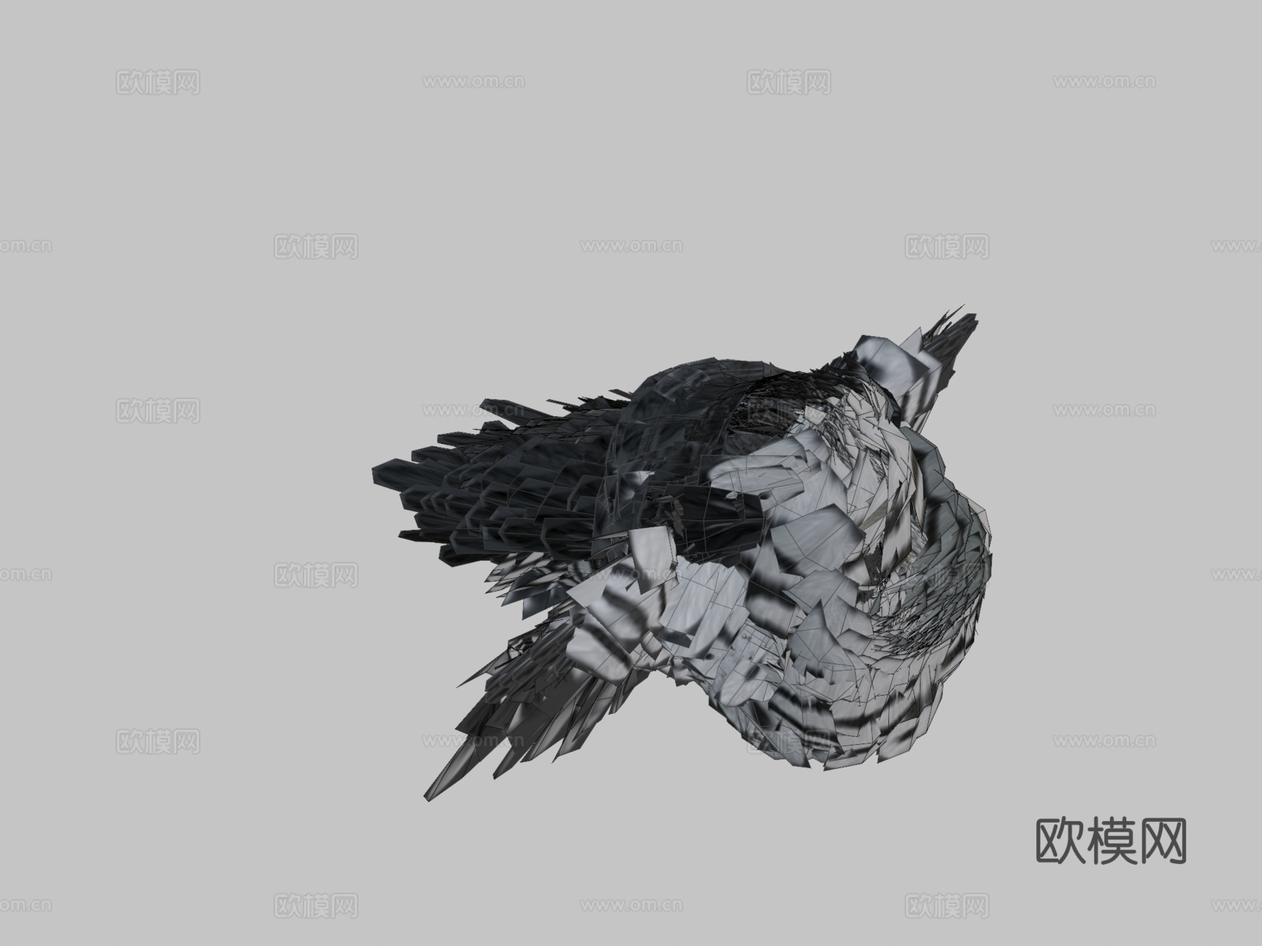 游隼3d模型