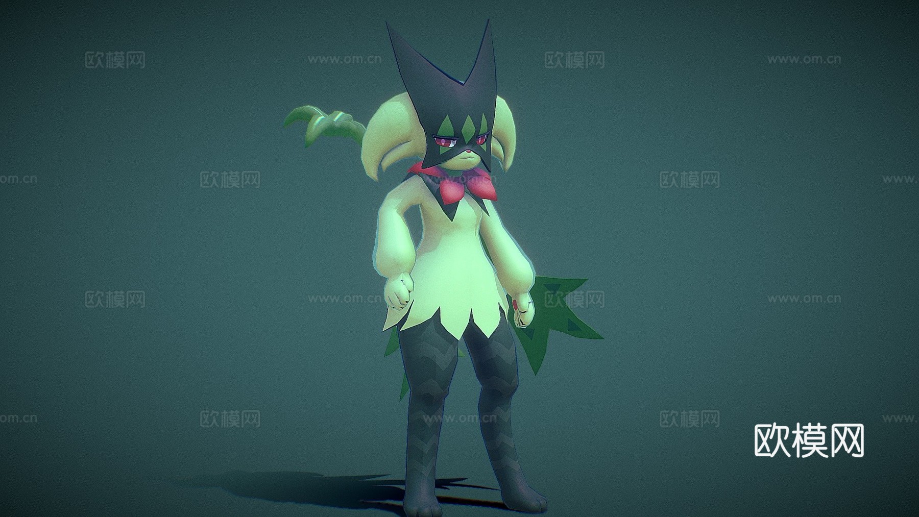 魔幻假面喵3d模型