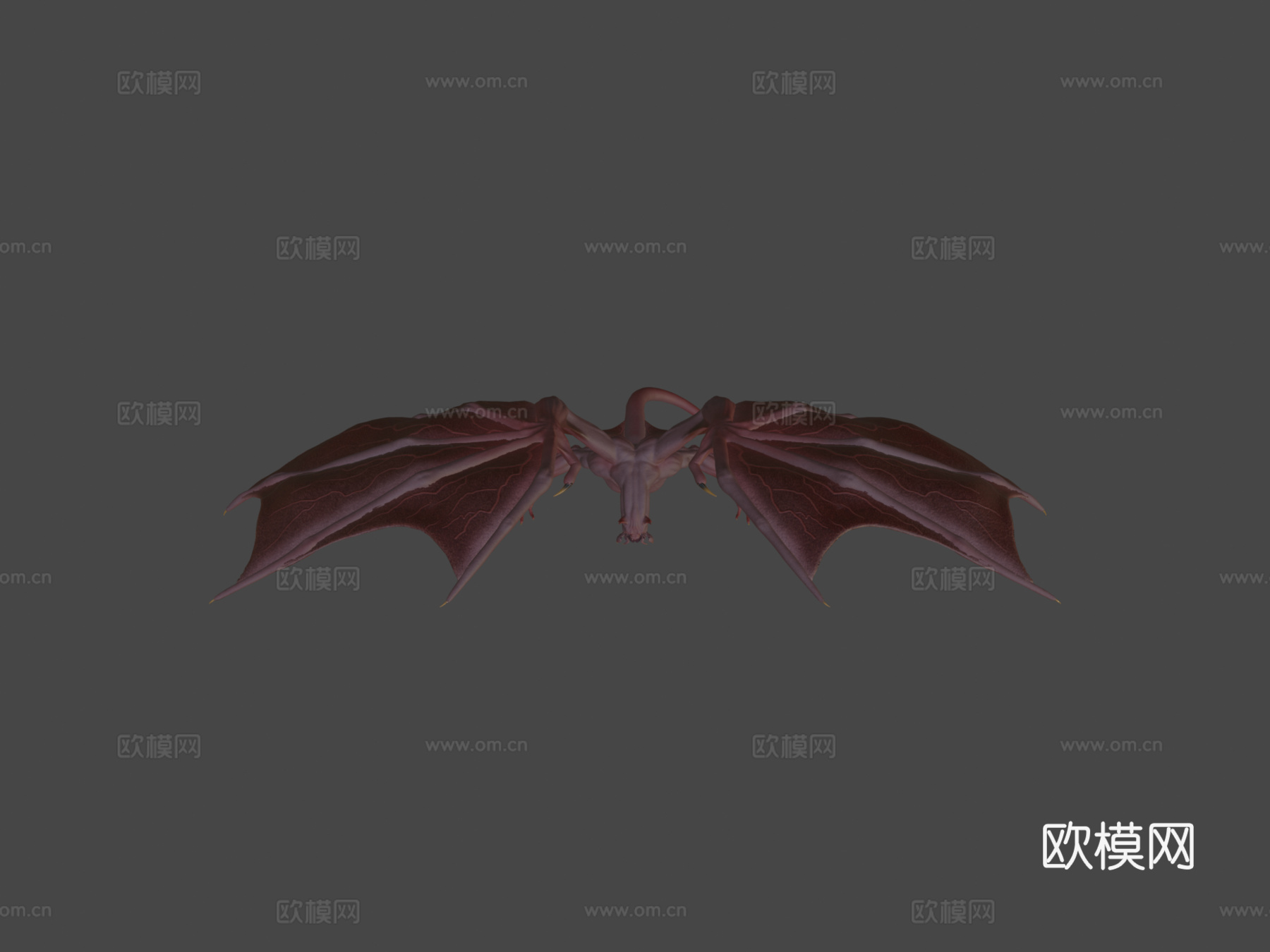 白化吸血鬼3d模型