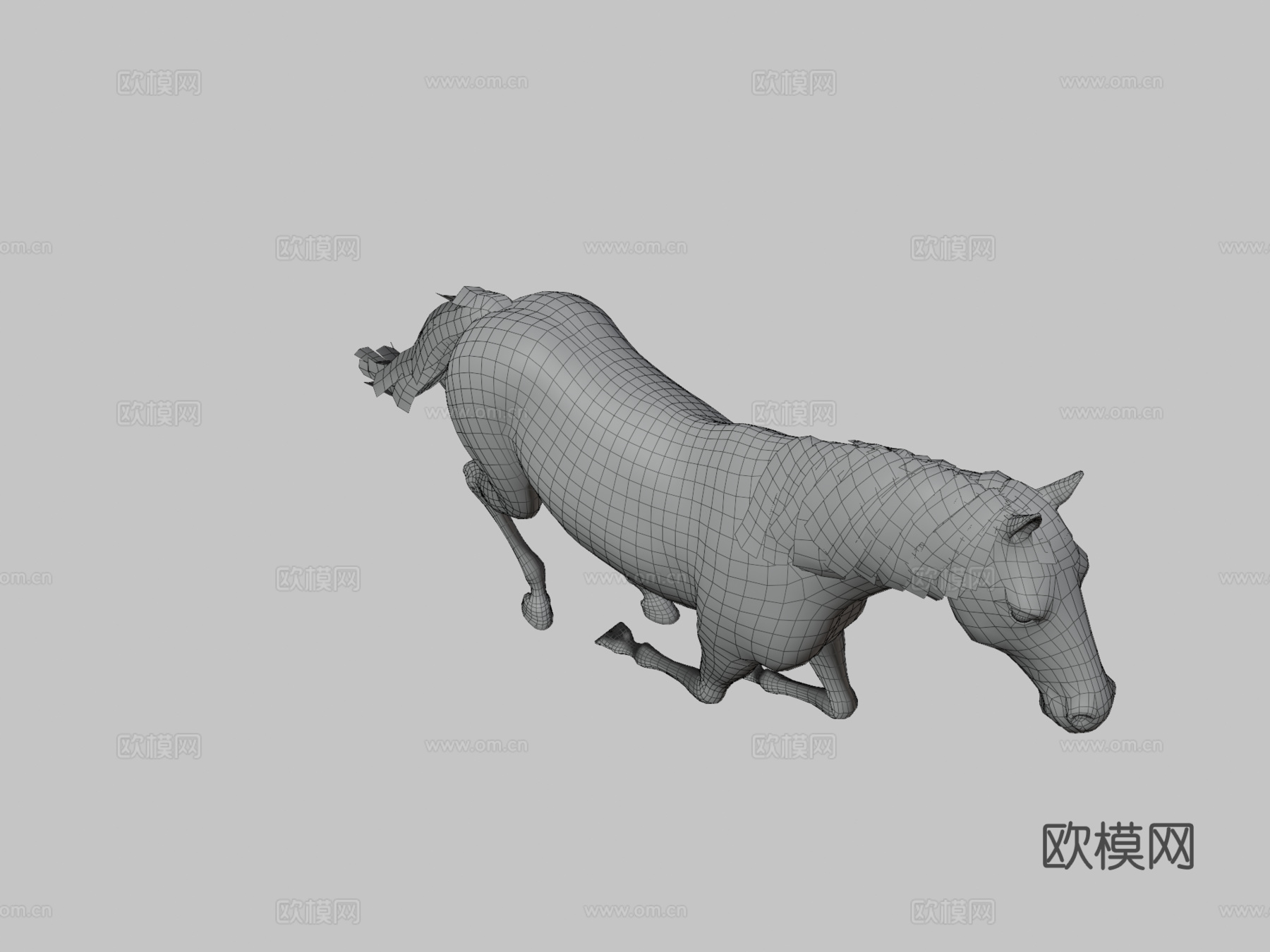 马3d模型