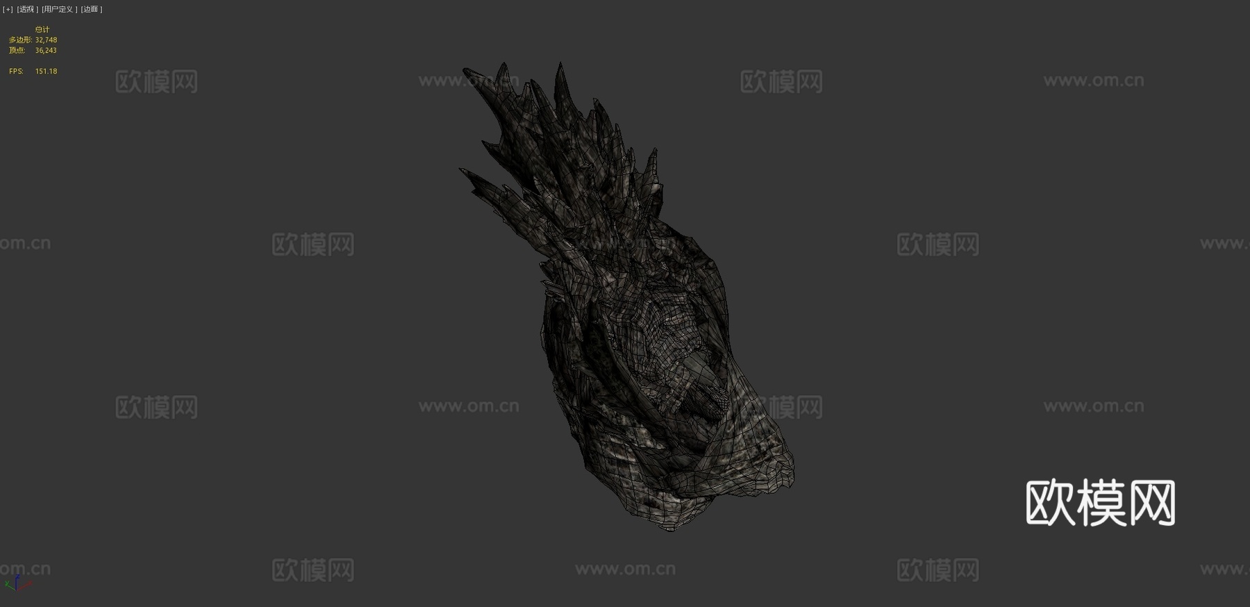 哥斯拉20193d模型