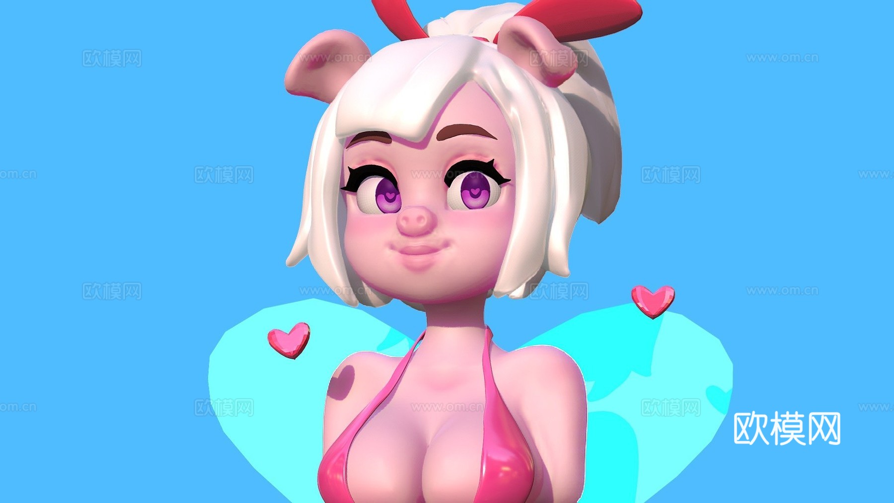 艾米丽同人测试3d模型