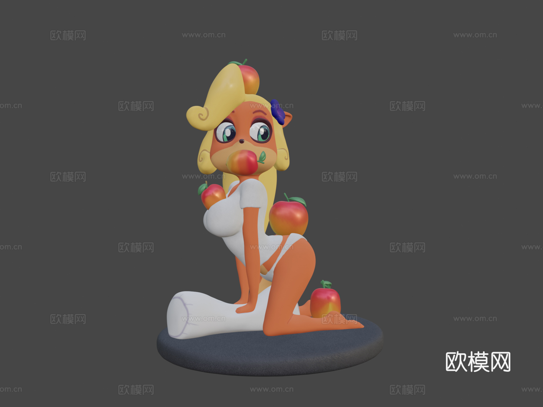 可可班迪库特3d模型
