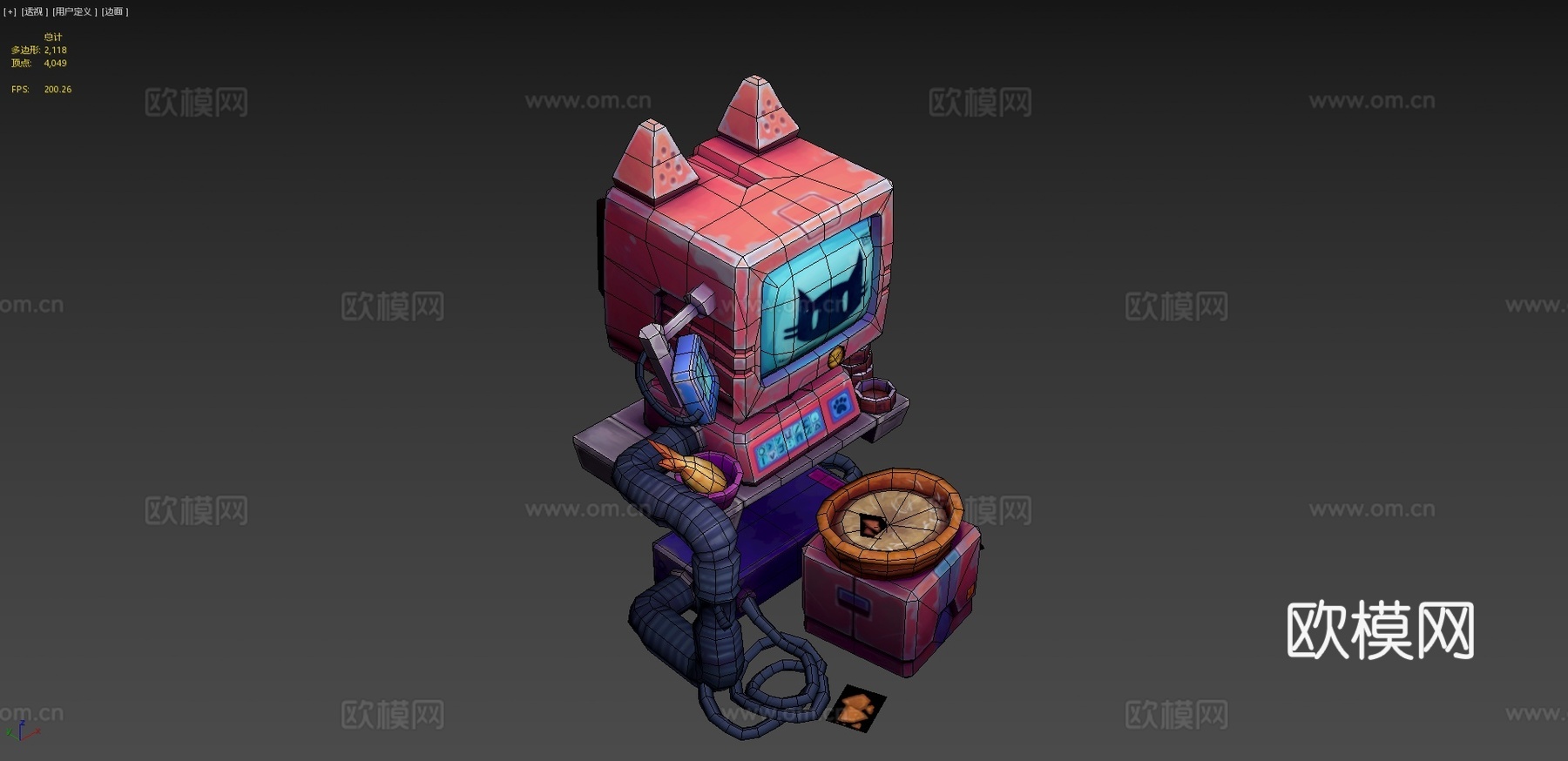 CGMA课程演示科幻道具3d模型