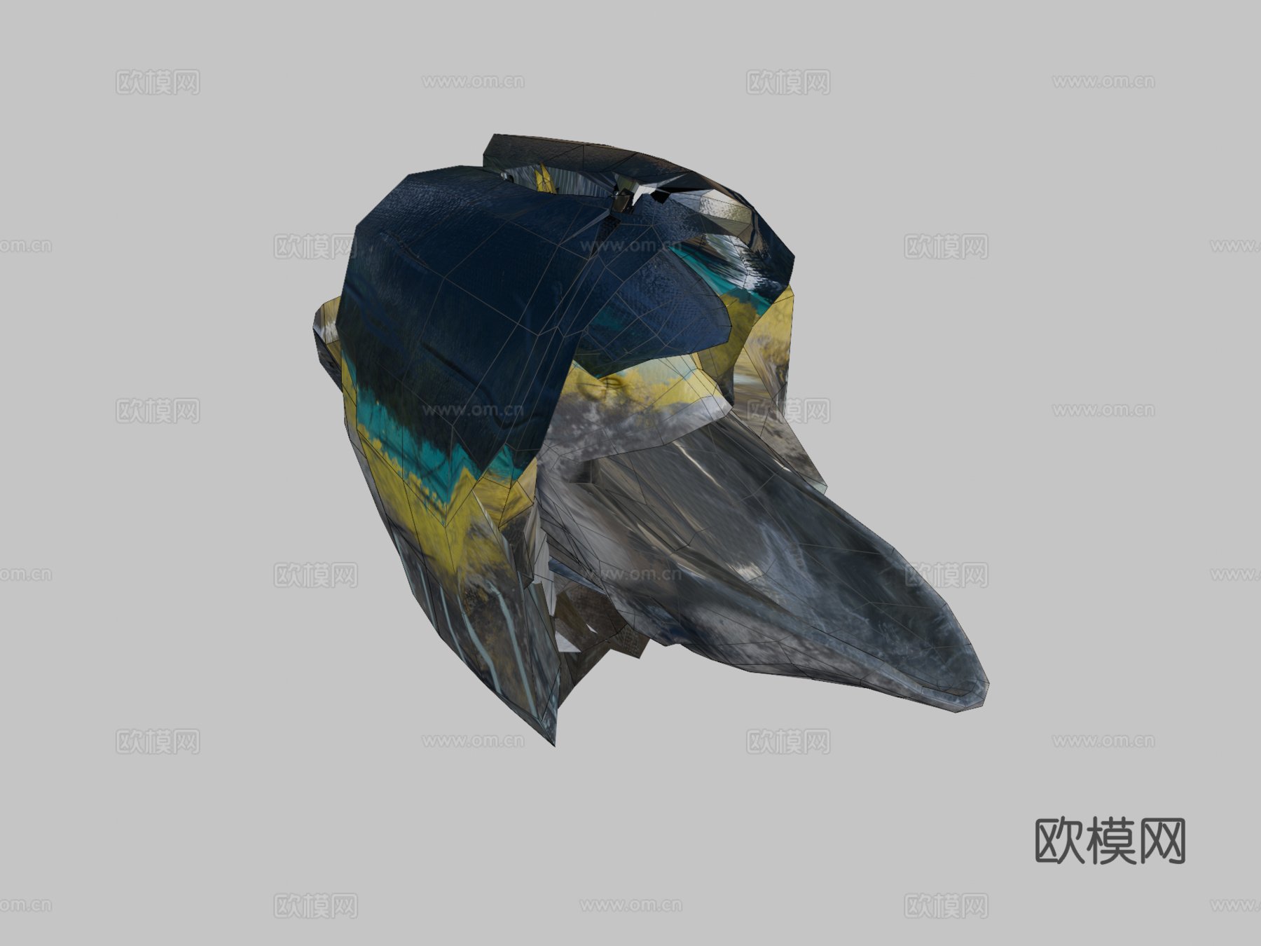 金枪鱼3d模型