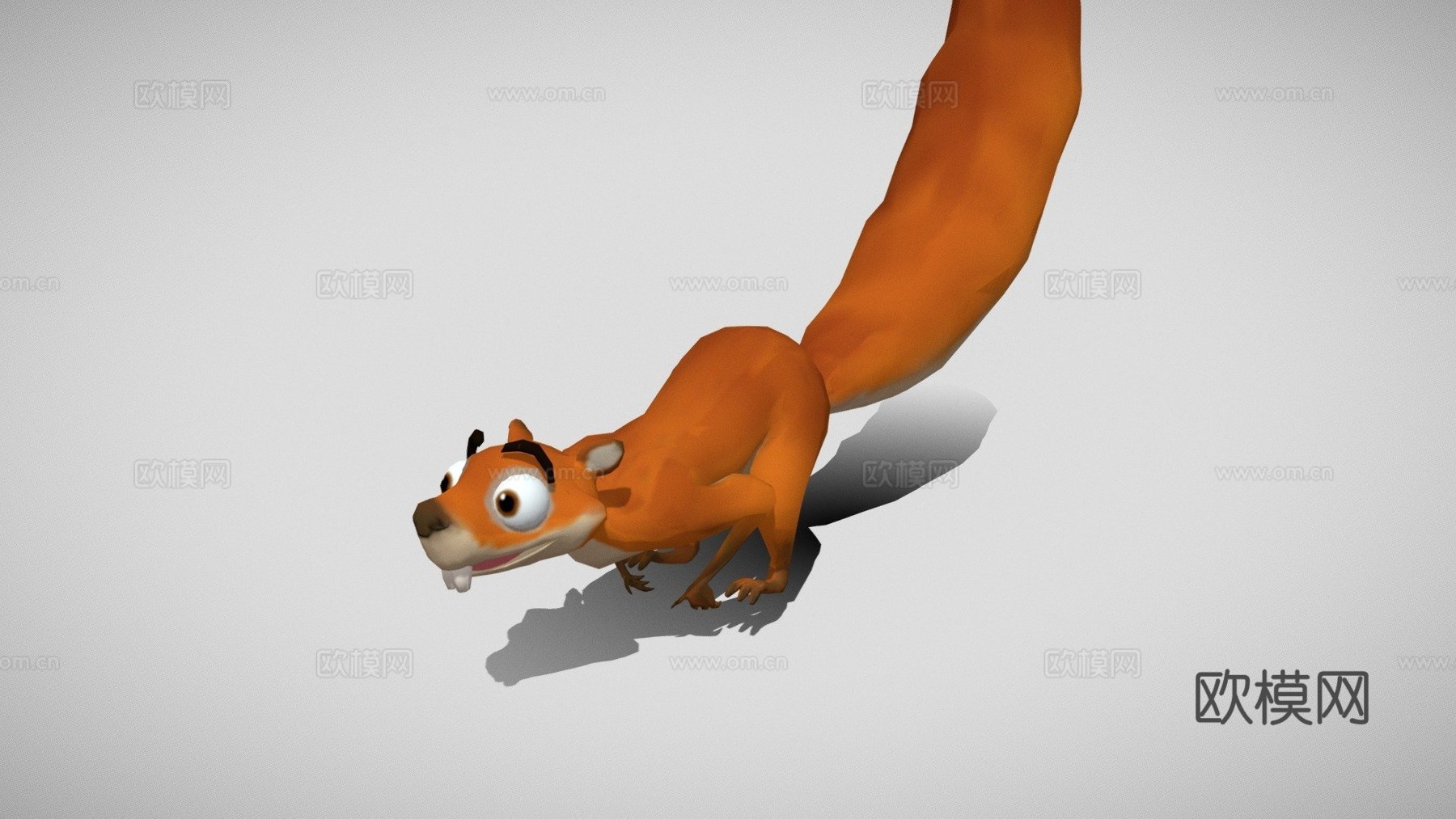 松鼠3d模型